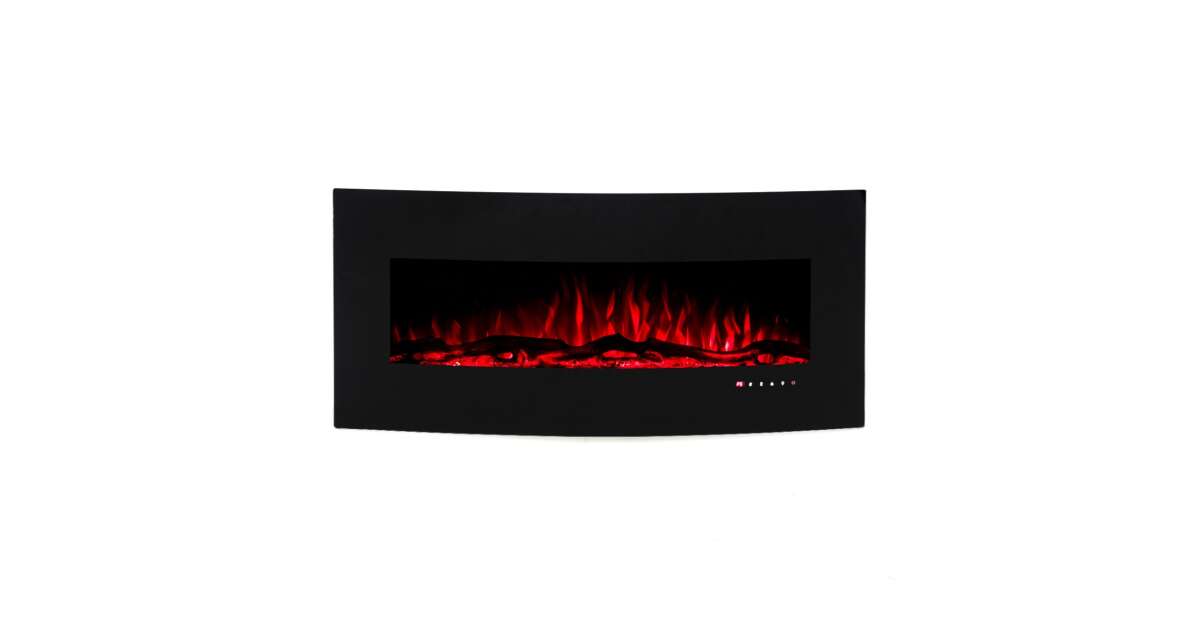 Semineu electric de perete Archy, 550x1222x157 mm, 1500W - 3 | YEO