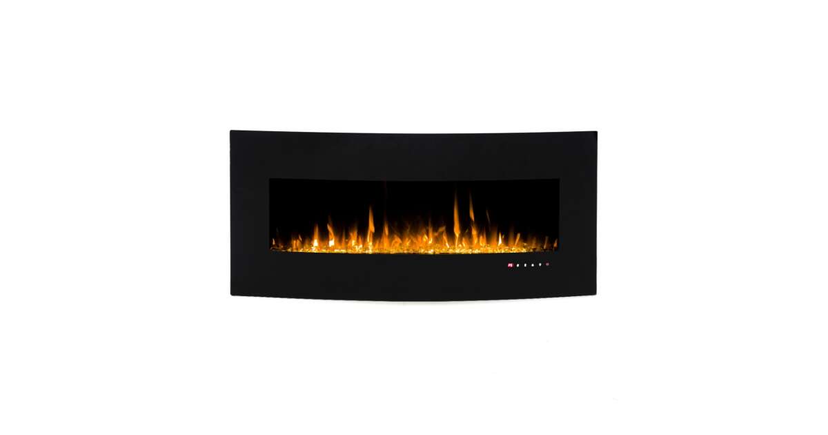 Semineu electric de perete Archy, 550x1222x157 mm, 1500W - 4 | YEO