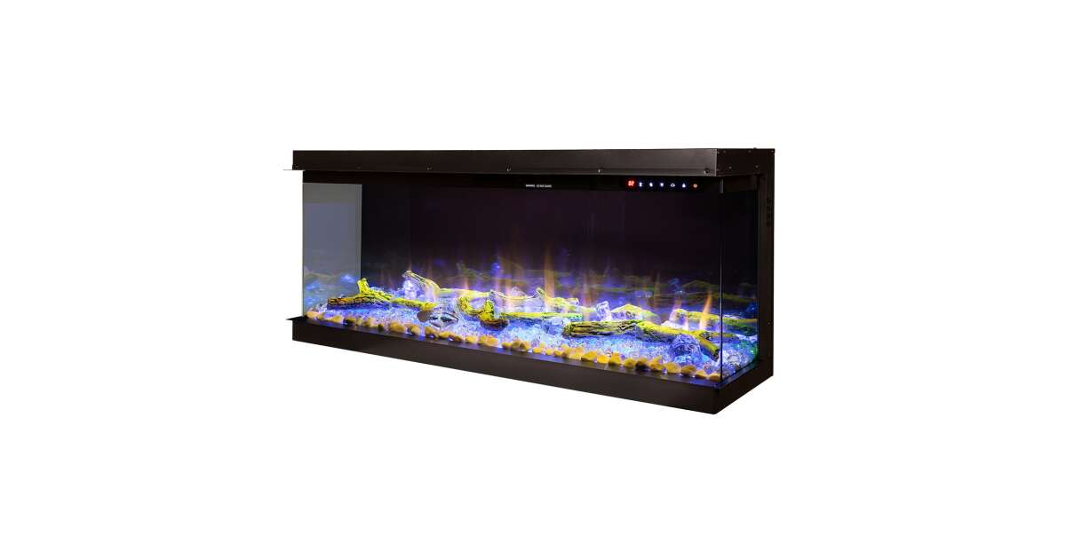 Semineu electric 3D incorporabil Haiti 60, 533x1524x332 mm, 1500W - 1 | YEO