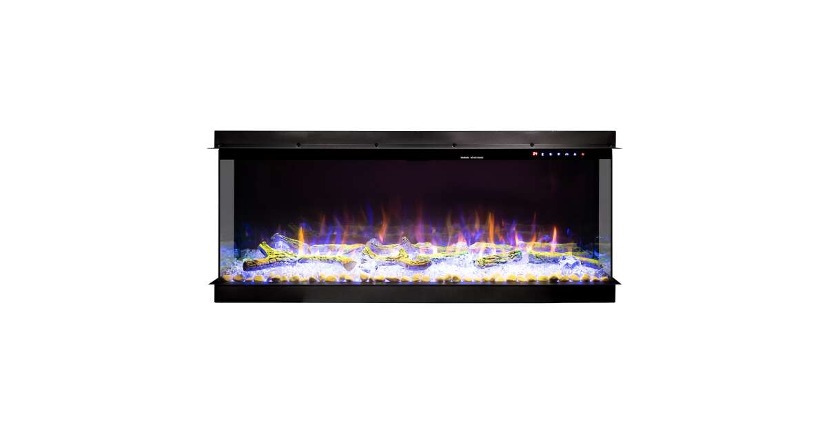 Semineu electric 3D incorporabil Haiti 60, 533x1524x332 mm, 1500W - 3 | YEO