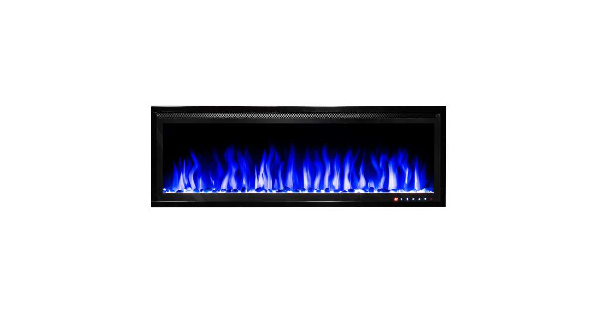 Semineu electric de perete-incorporabil Schubert 50, 448x1271x146 mm, 1500W - imagine 6