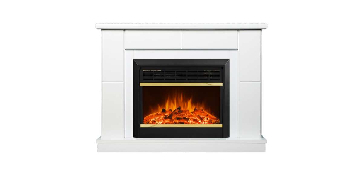 Semineu electric Maxim alb & Mars, Art Flame, 845x1076x300 mm, 1500W - 1 | YEO