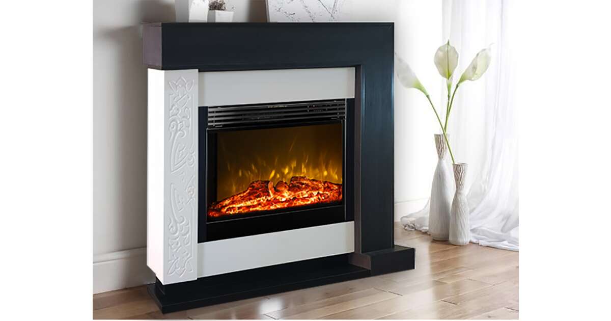 Semineu electric Neon & Mirabella, Art Flame, 1200x1240x300 mm, 1950W - 2 | YEO