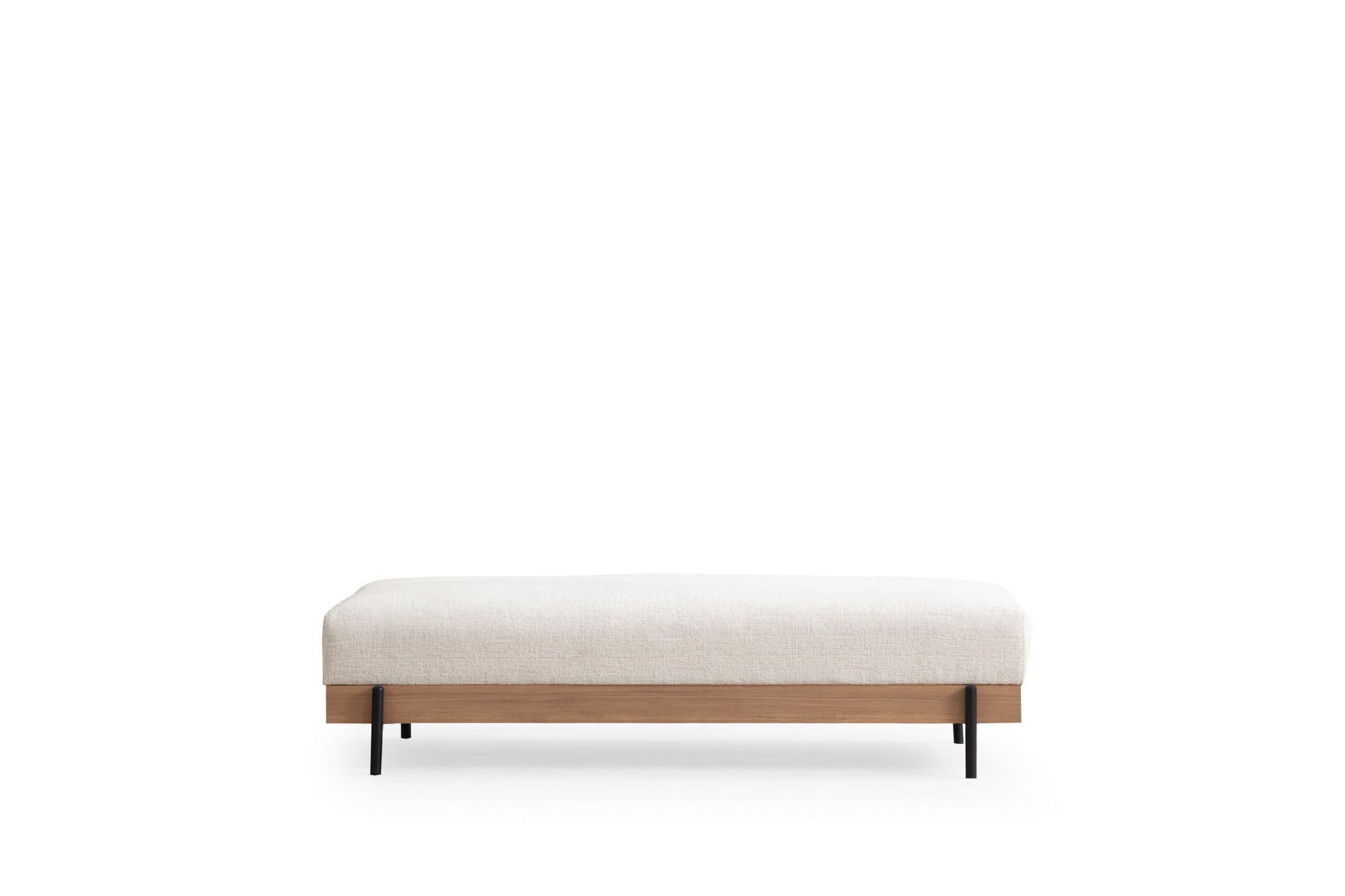 Bancheta, Atelier Del Sofa, lemn fag si PAL, alb, 158x68x38 cm, 560ARE2134 - imagine 2