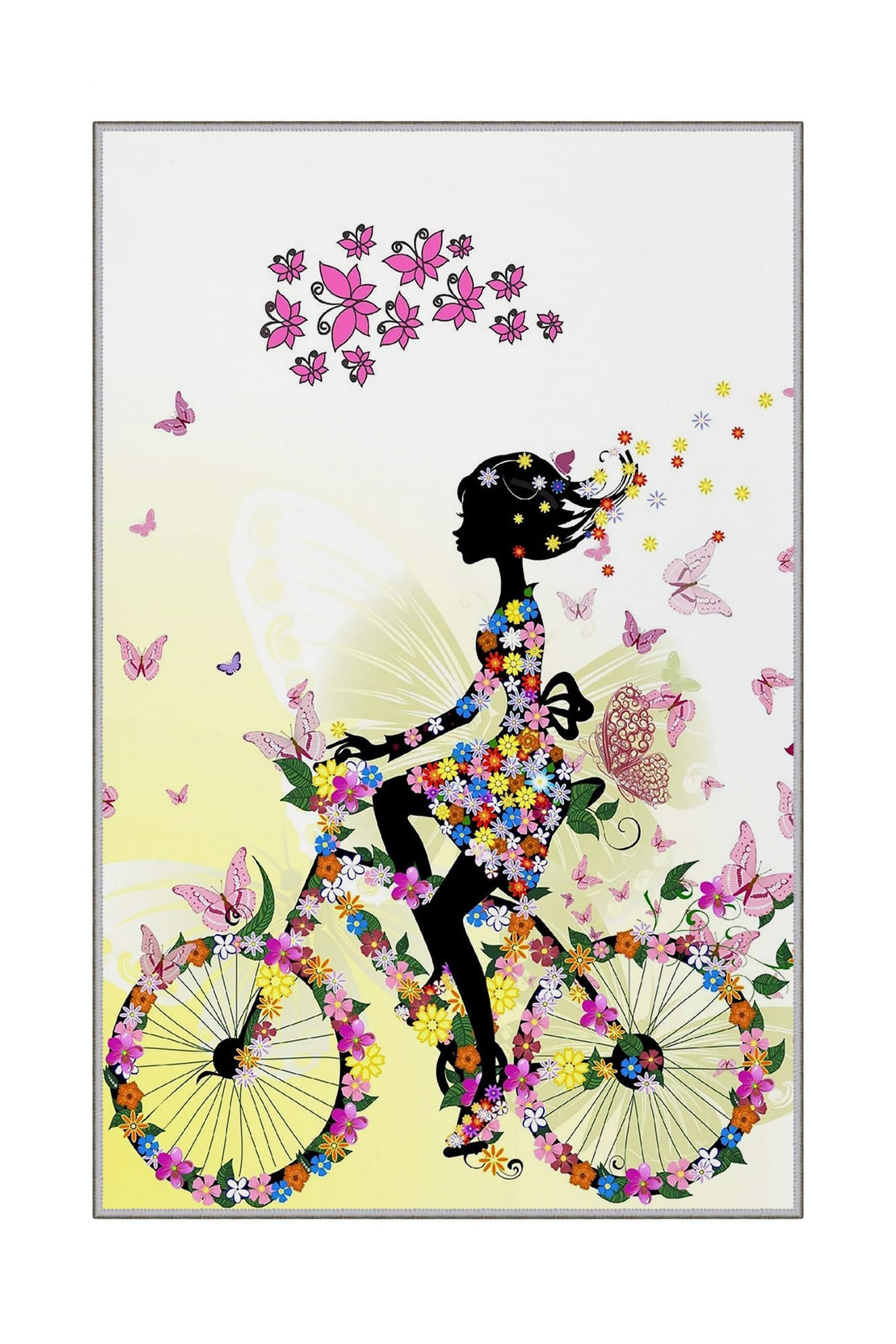 Covor copii, Conceptum Hypnose, multicolor, 120x180 cm, 100% poliester, antiderapant, 559HFT1178
