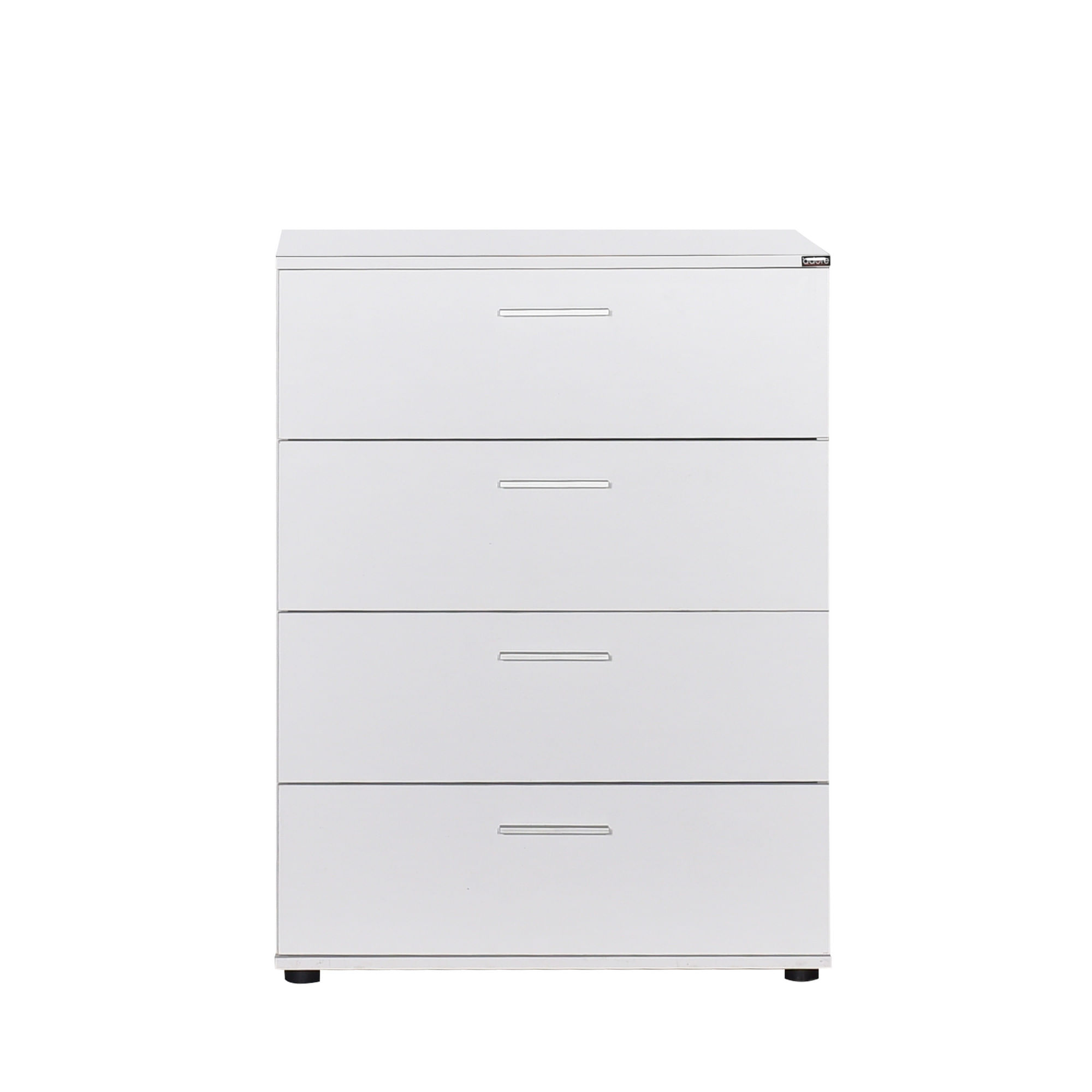 Comoda, Hanah Home, pal melaminat, alb, 73x44x96 cm — imaginea 4