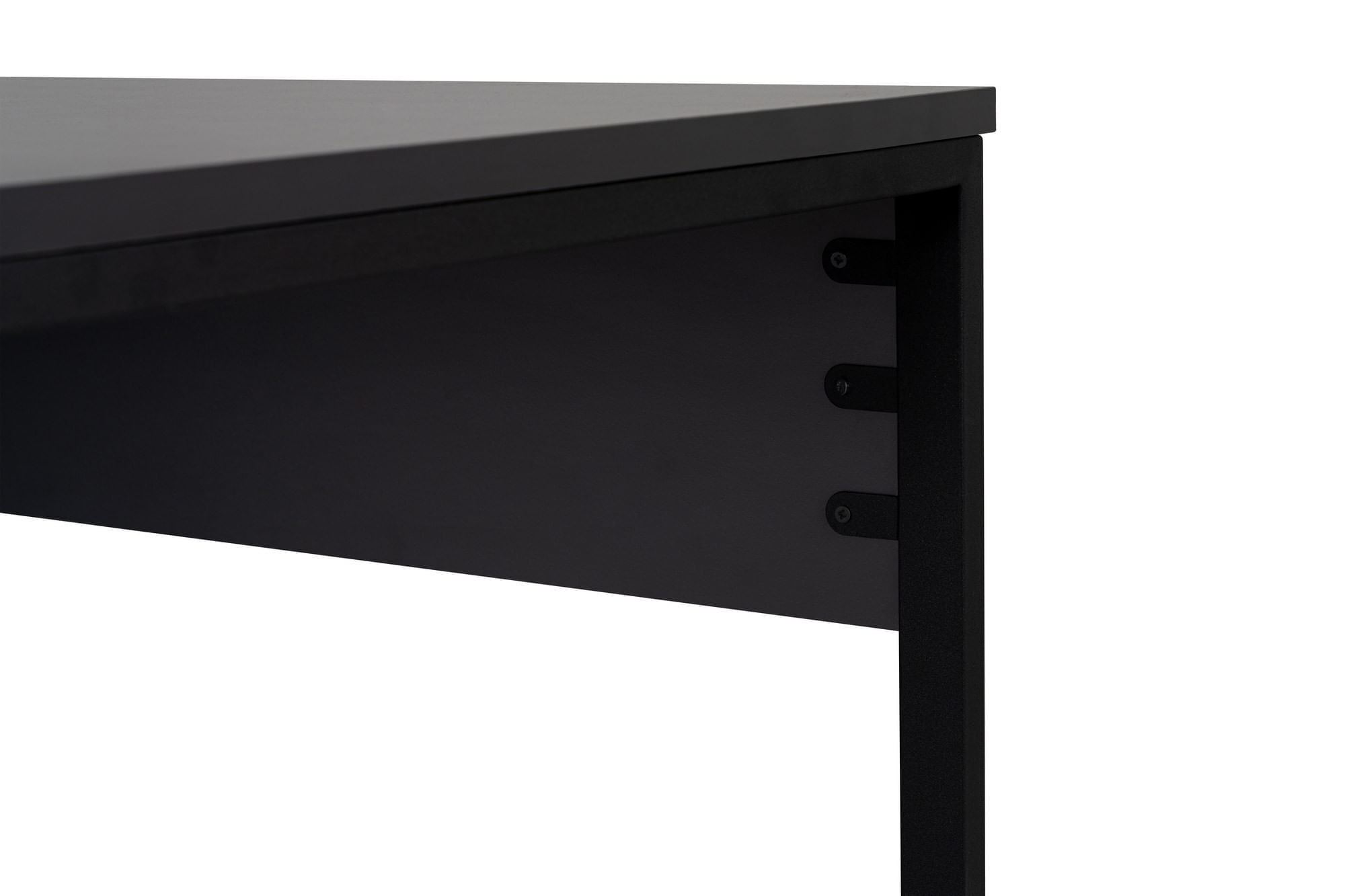 Birou de studiu, Hanah Home, pal melaminat, antracit si negru, 240x60x74 cm - 5 | YEO