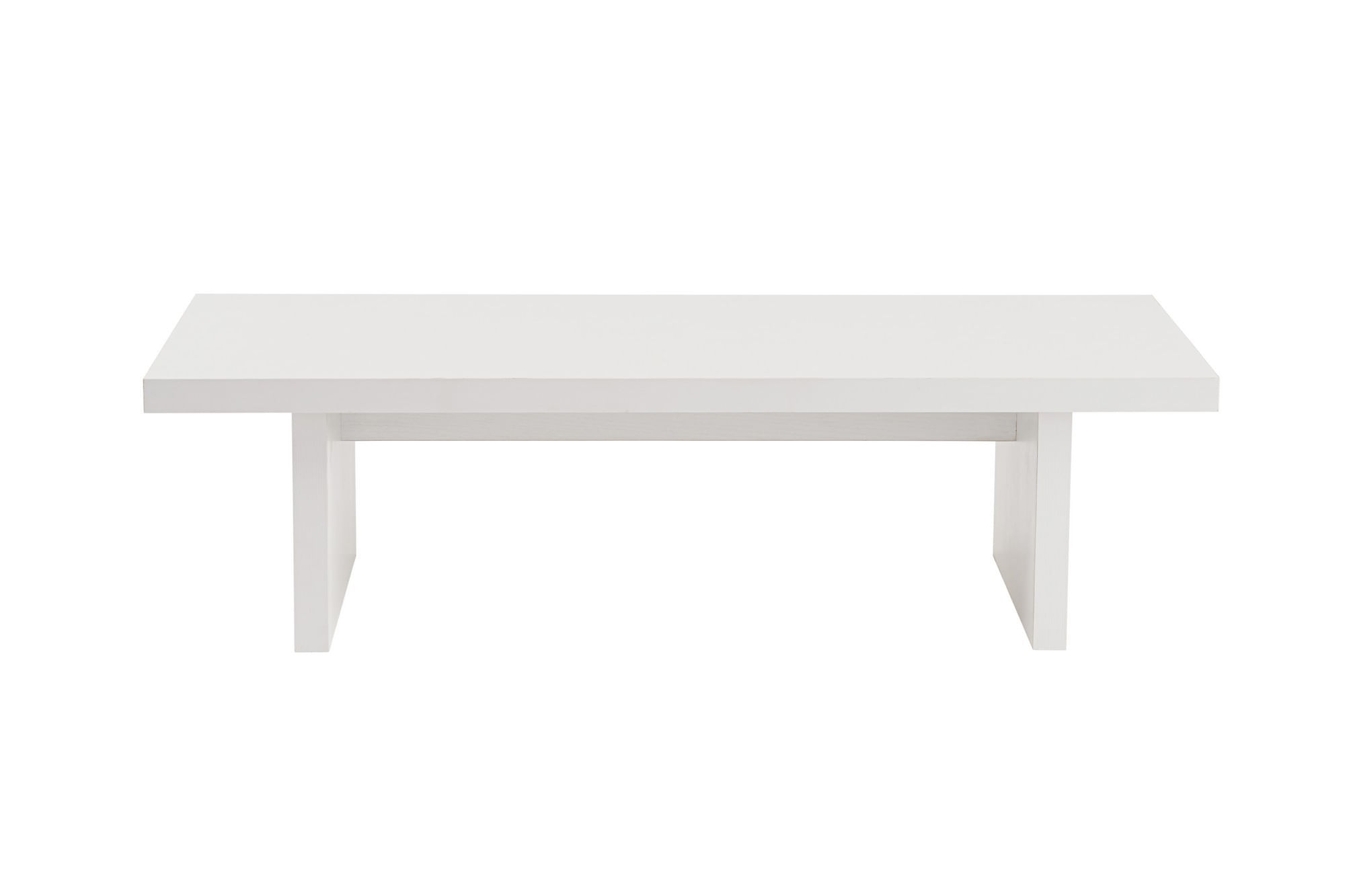 Masuta de cafea, Hanah Home, pal melaminat, lemn alb, 110x45x41.5 cm — imaginea 7