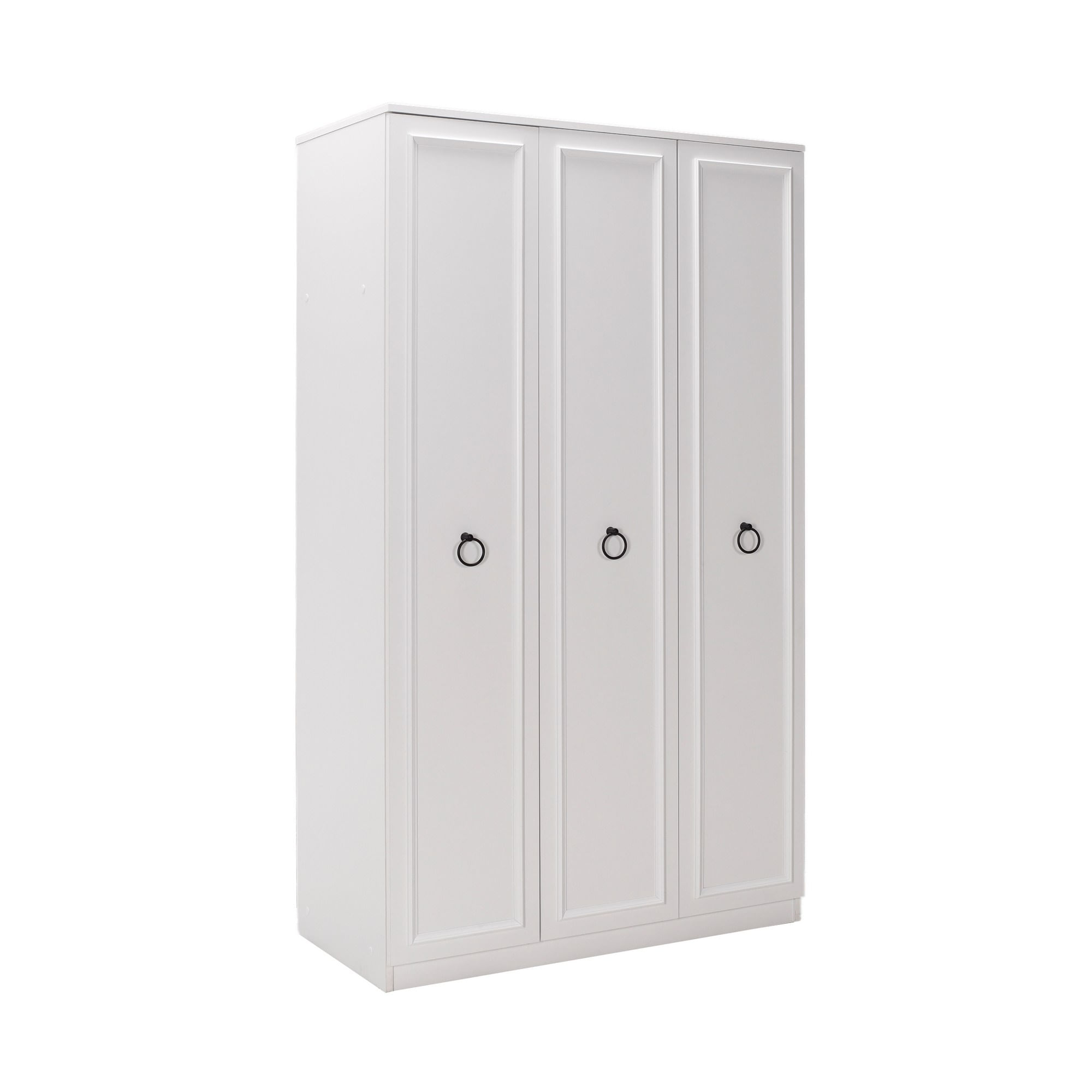 Sifonier, Hanah Home, pal melaminat, alb, 103x52x185 cm — imaginea 2