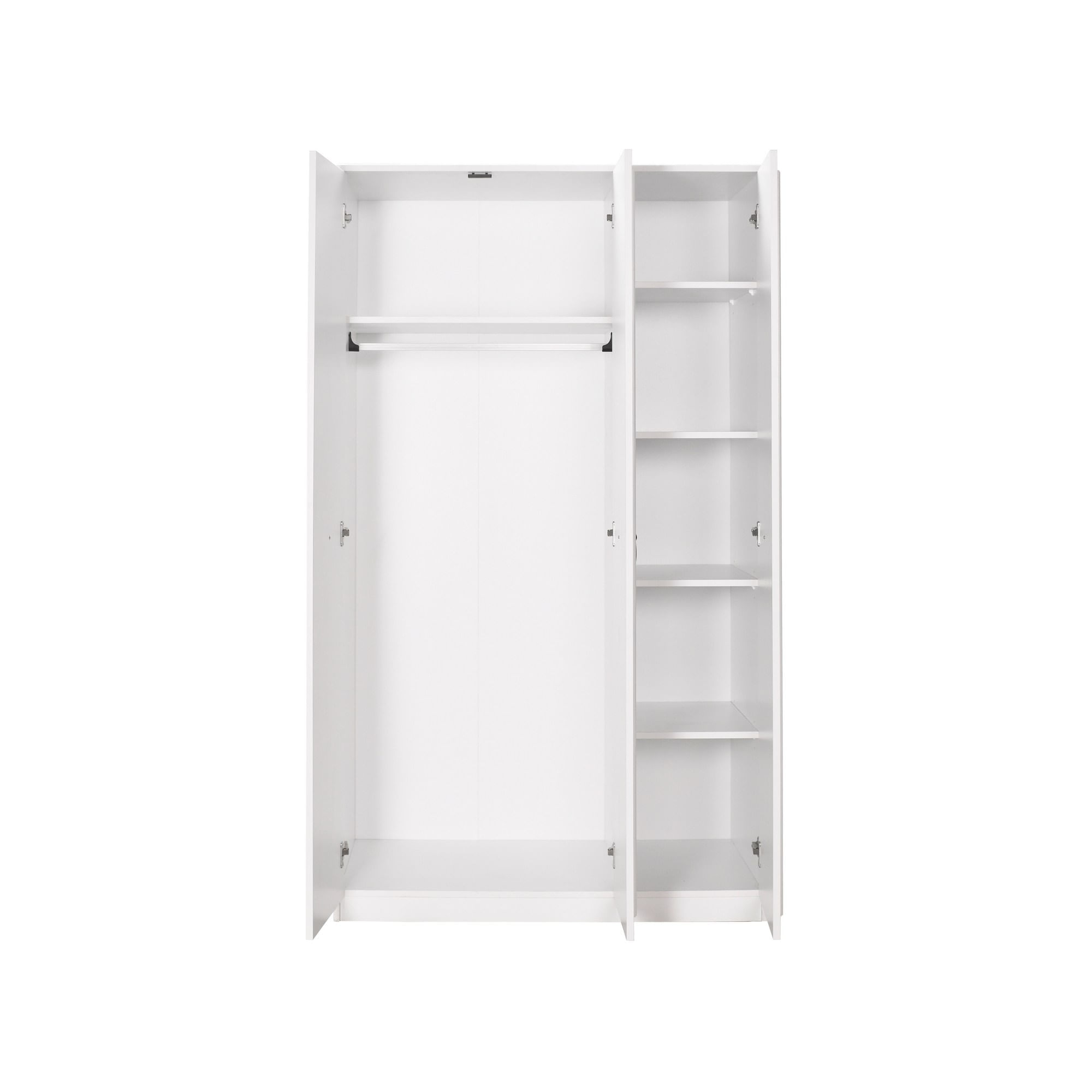 Sifonier, Hanah Home, pal melaminat, alb, 103x52x185 cm — imaginea 4