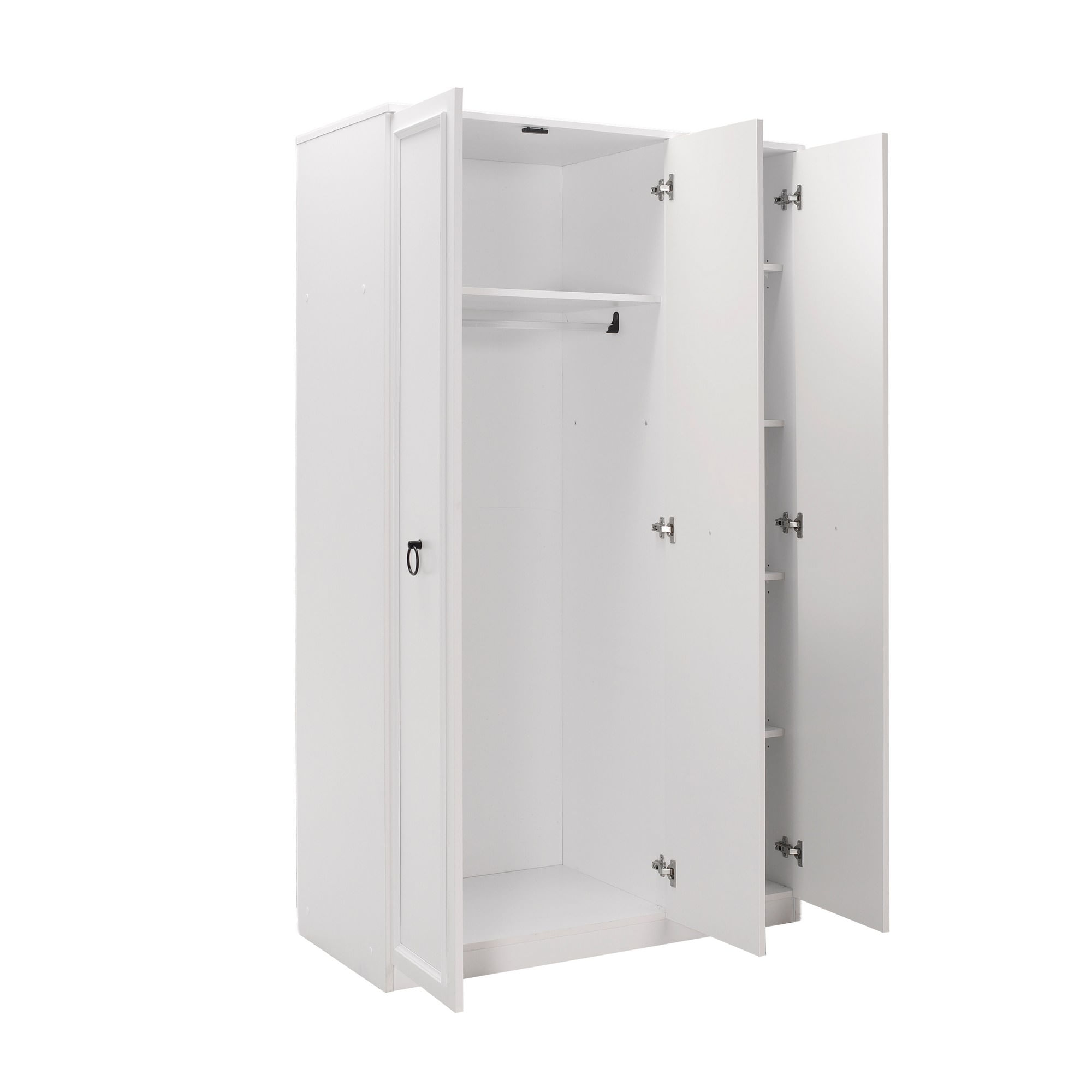 Sifonier, Hanah Home, pal melaminat, alb, 103x52x185 cm — imaginea 5