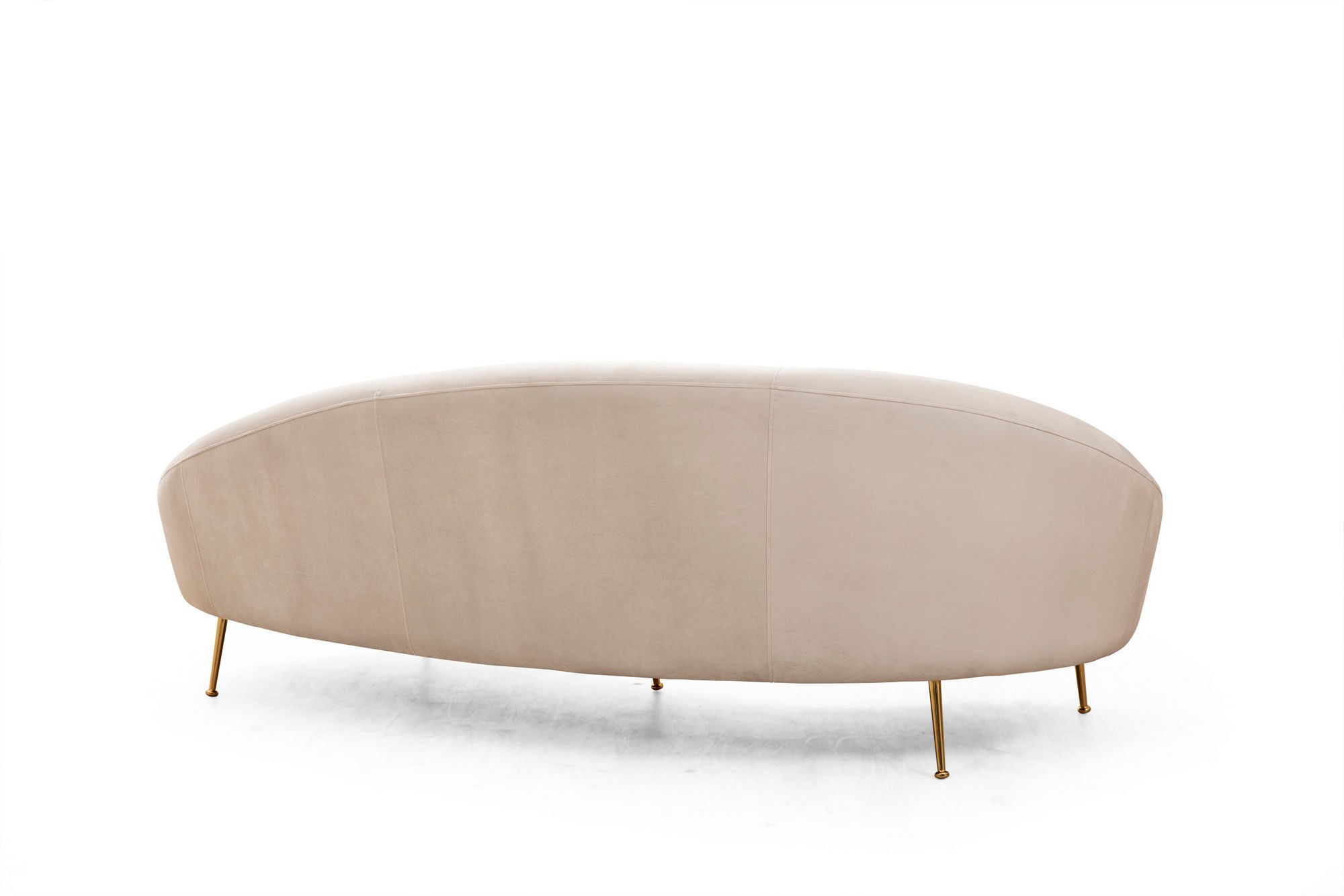 Canapea 3 locuri, Hanah Home, lemn fag si pal, bej, 255x120x85 cm, 560ARE1348 — imaginea 2