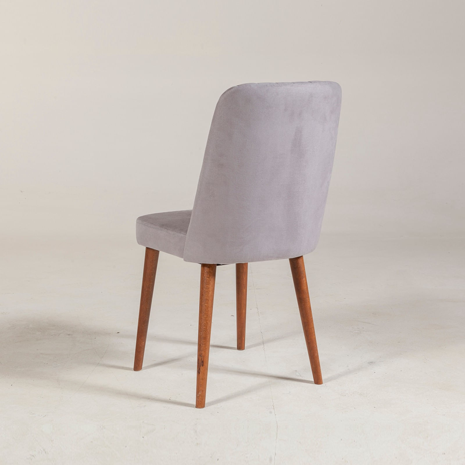 Scaun, Hanah Home, catifea, nuc soho, 47x46x89 cm — imaginea 3