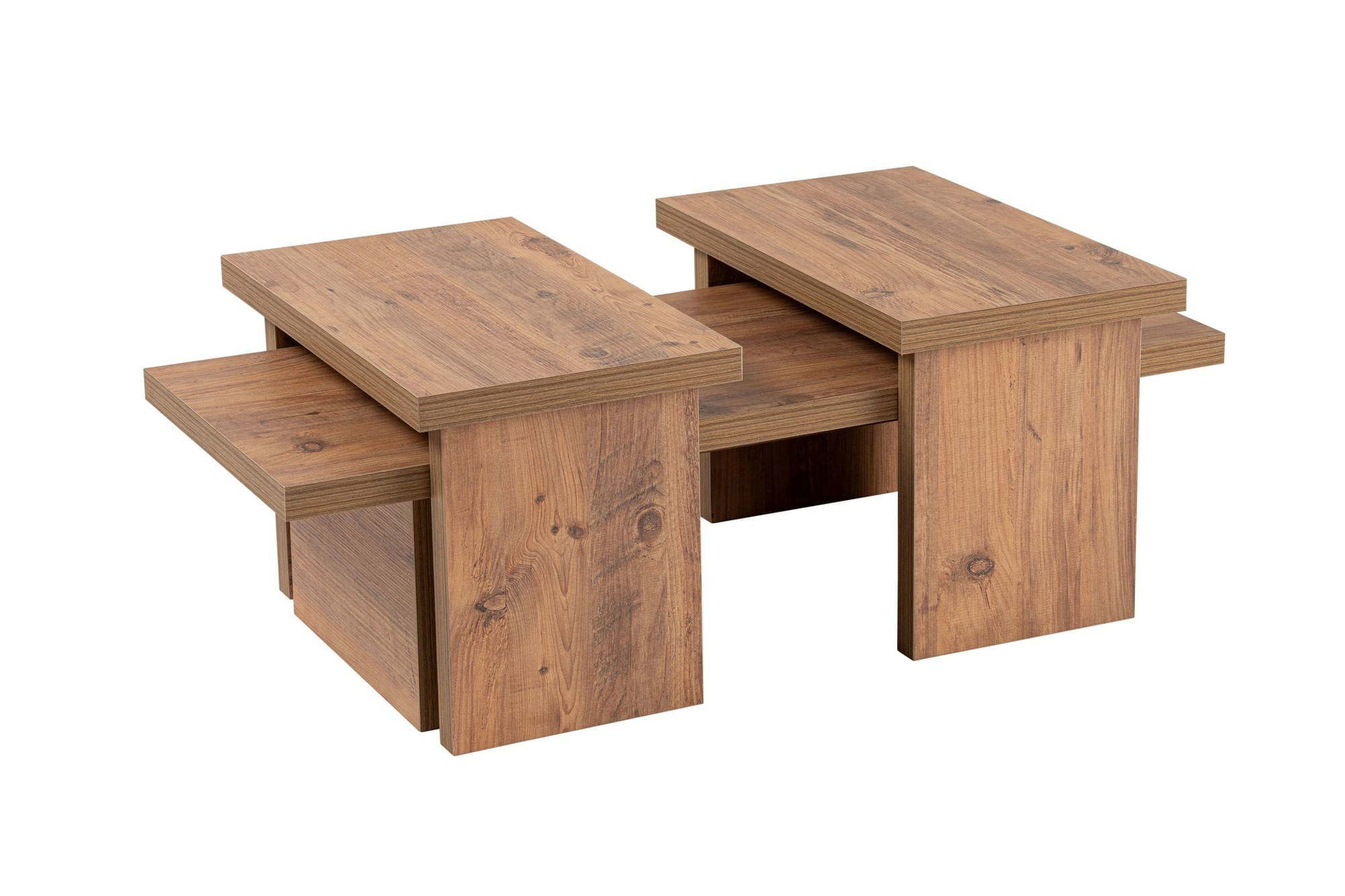 Masuta de cafea, Hanah Home, pal melaminat, pin atlantic, 110x45x41.5 cm — imaginea 3