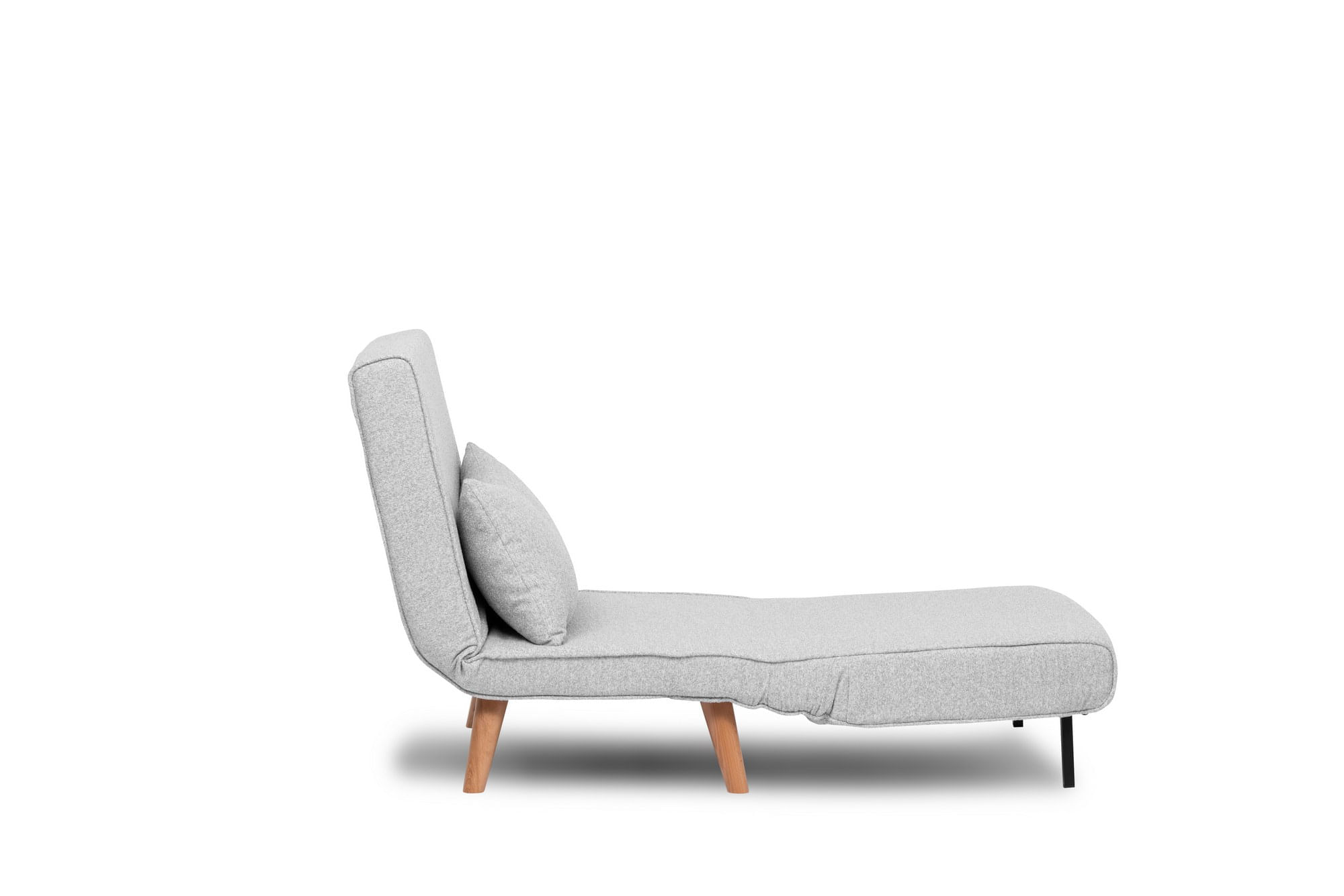 Canapea extensibila, Hanah Home, teddy, gri, 80x79x80 cm — imaginea 6