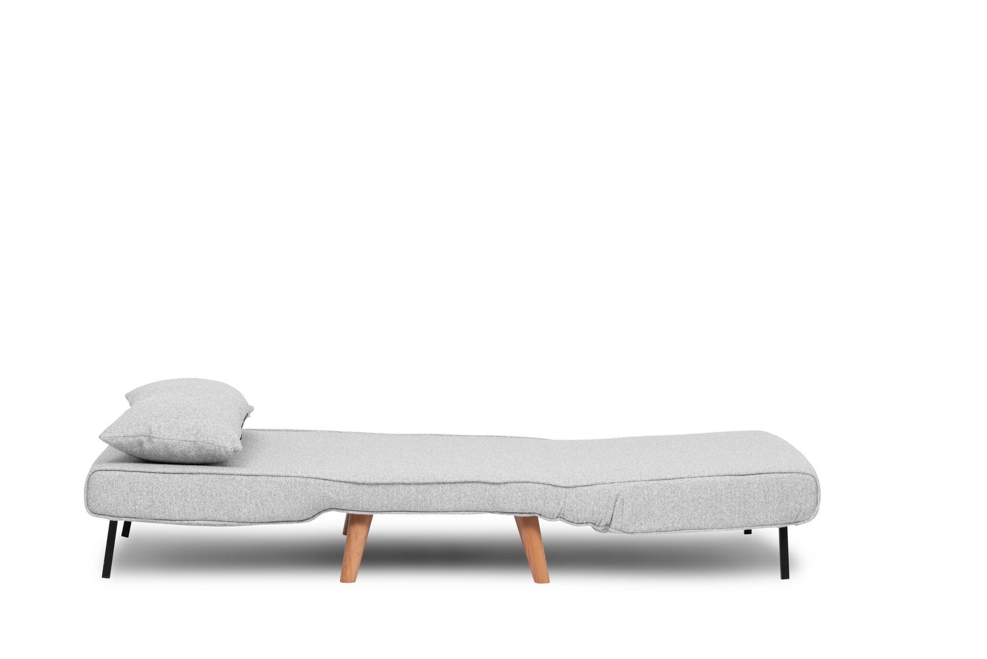 Canapea extensibila, Hanah Home, teddy, gri, 80x79x80 cm — imaginea 8