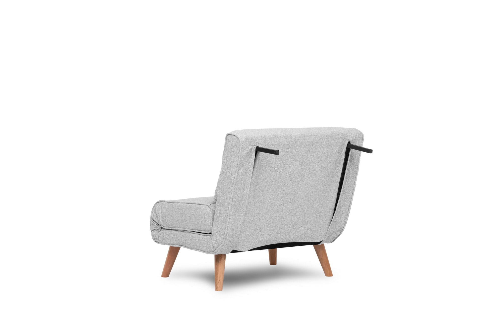 Canapea extensibila, Hanah Home, teddy, gri, 80x79x80 cm — imaginea 9
