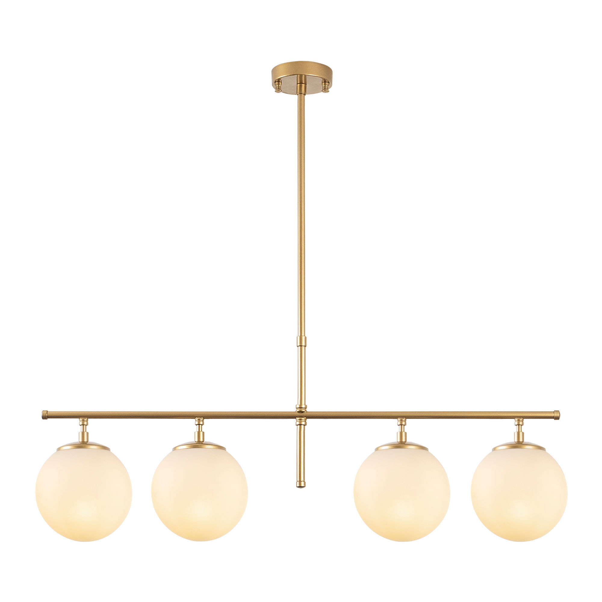 Candelabru, Opviq, metal, auriu lucios, 81x15x36-76 cm, 942FLG1235