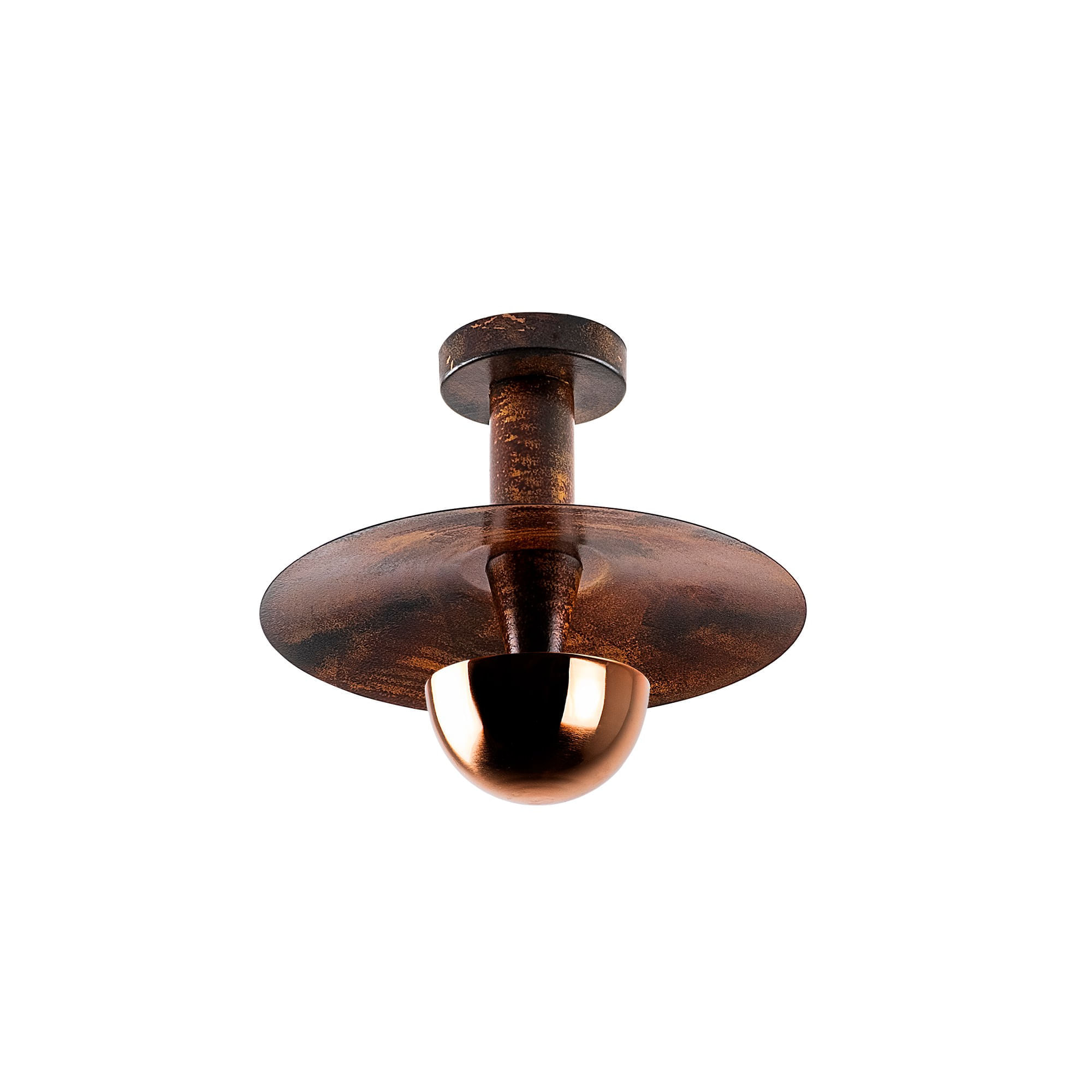 Candelabru, Opviq, metal, cupru, 28x26 cm