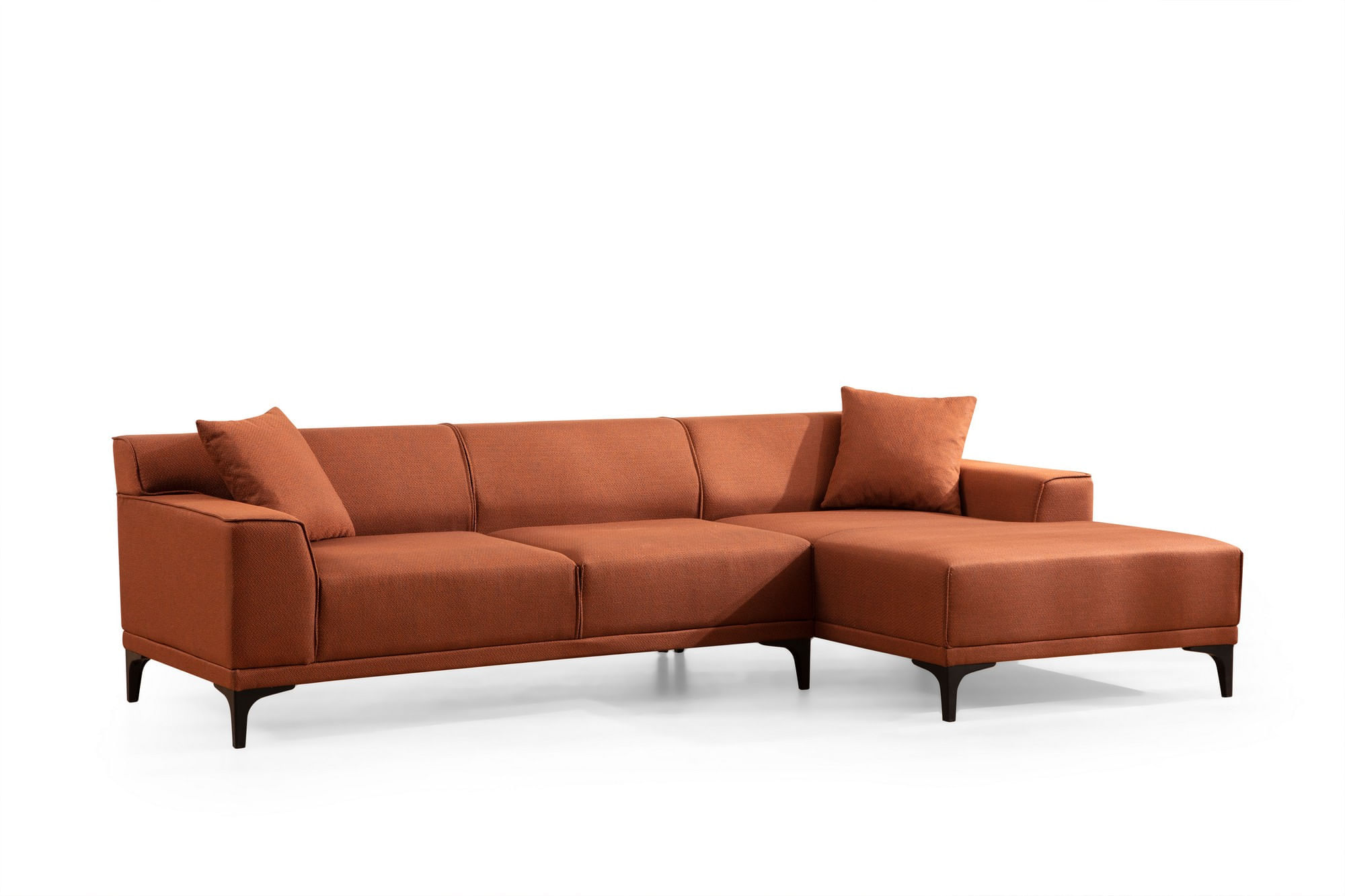 Coltar, Hanah Home, lemn de fag si pal, portocaliu, 145x250x77 cm, 560ARE1606