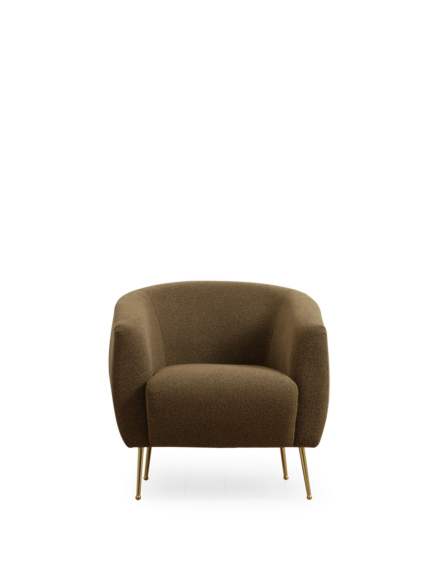 Fotoliu cu aripi, Atelier Del Sofa, lemn de fag, verde, 70x82x82 cm