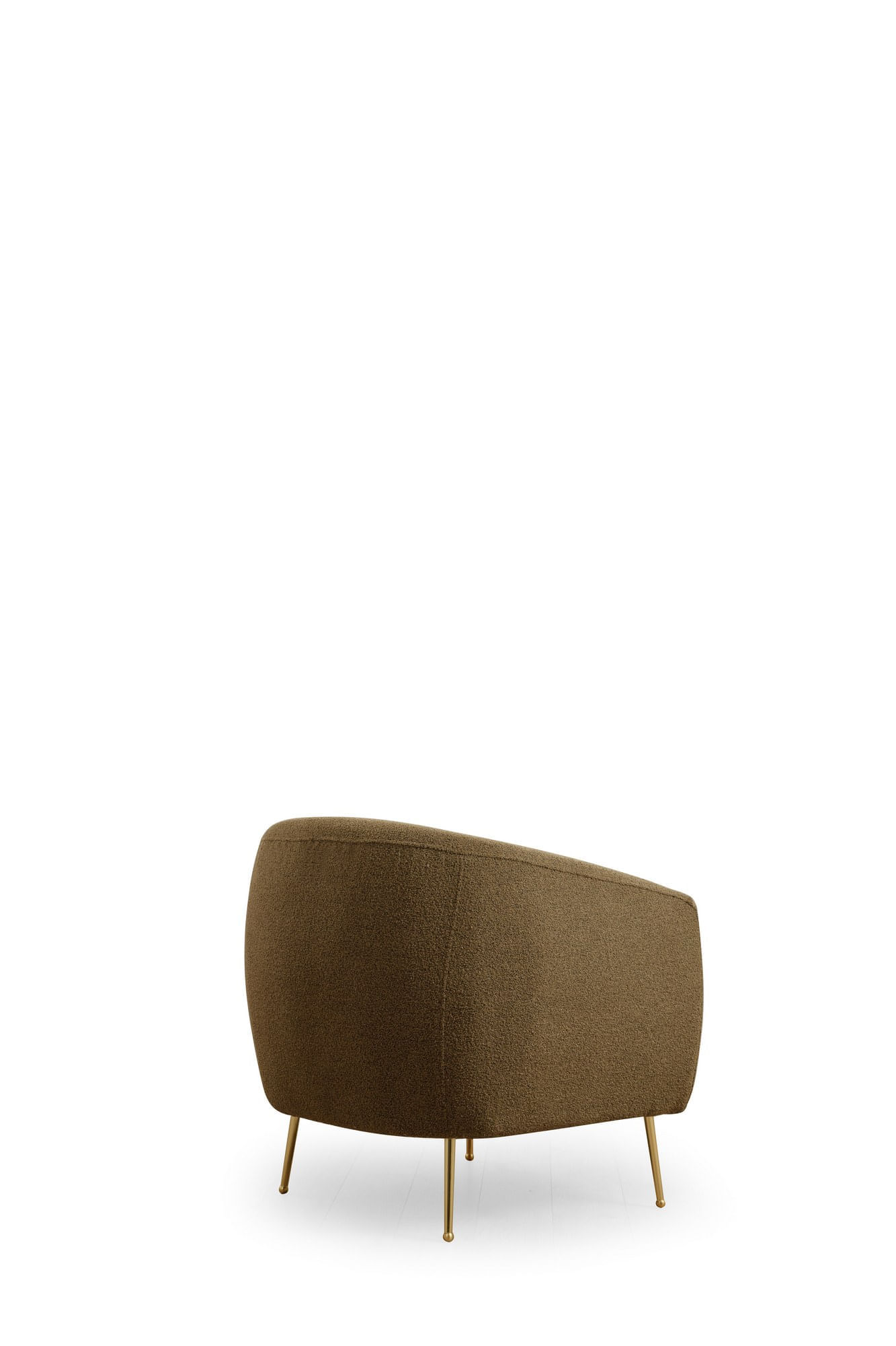 Fotoliu cu aripi, Atelier Del Sofa, lemn de fag, verde, 70x82x82 cm — imaginea 3