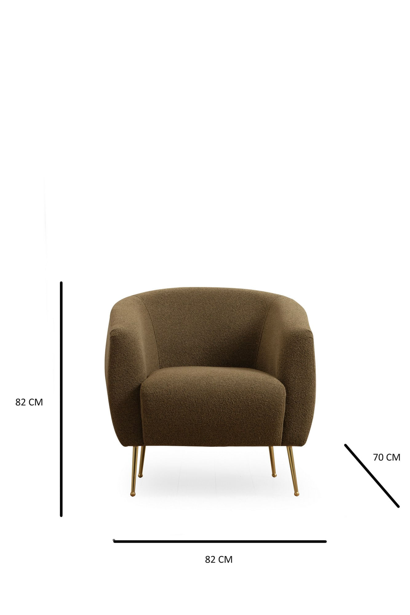 Fotoliu cu aripi, Atelier Del Sofa, lemn de fag, verde, 70x82x82 cm — imaginea 4