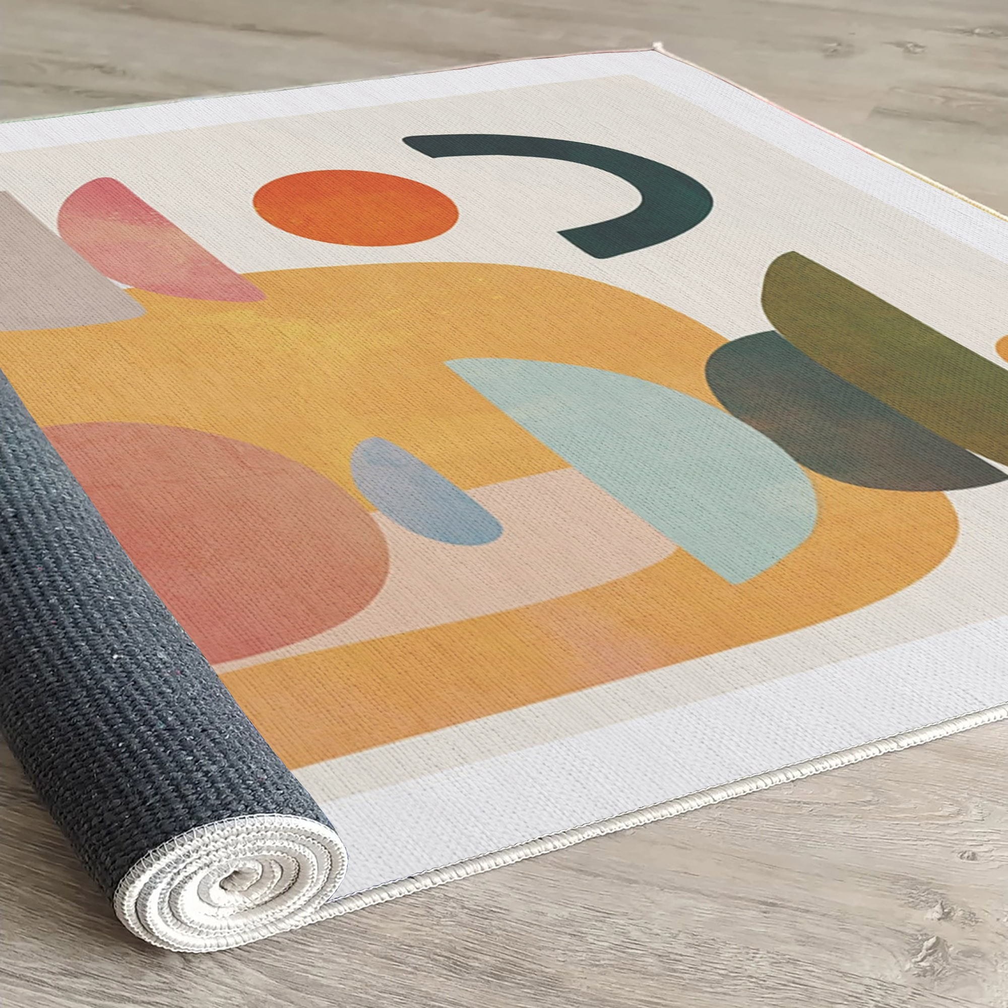 Covor, Conceptum Hypnose, multicolor, 160x230 cm, 70% bumbac, antiderapant, 625HFT4310 - imagine 4