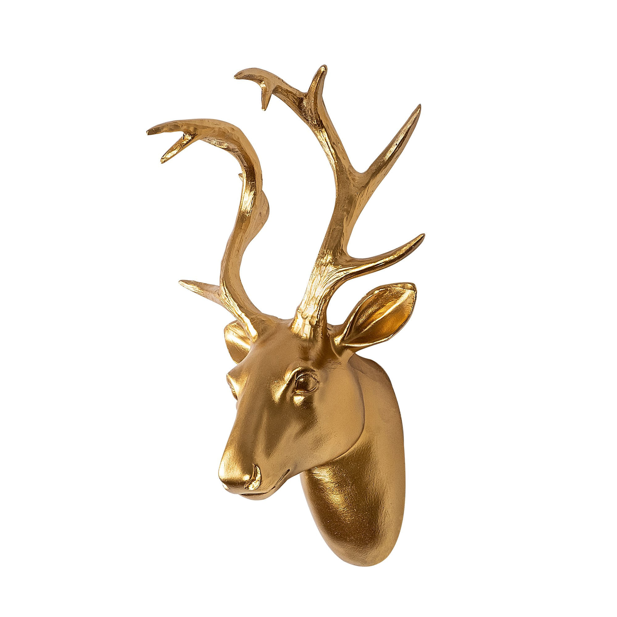 Accesoriu decorativ de perete, Wallxpert, poliester, auriu, 26x38x17 cm