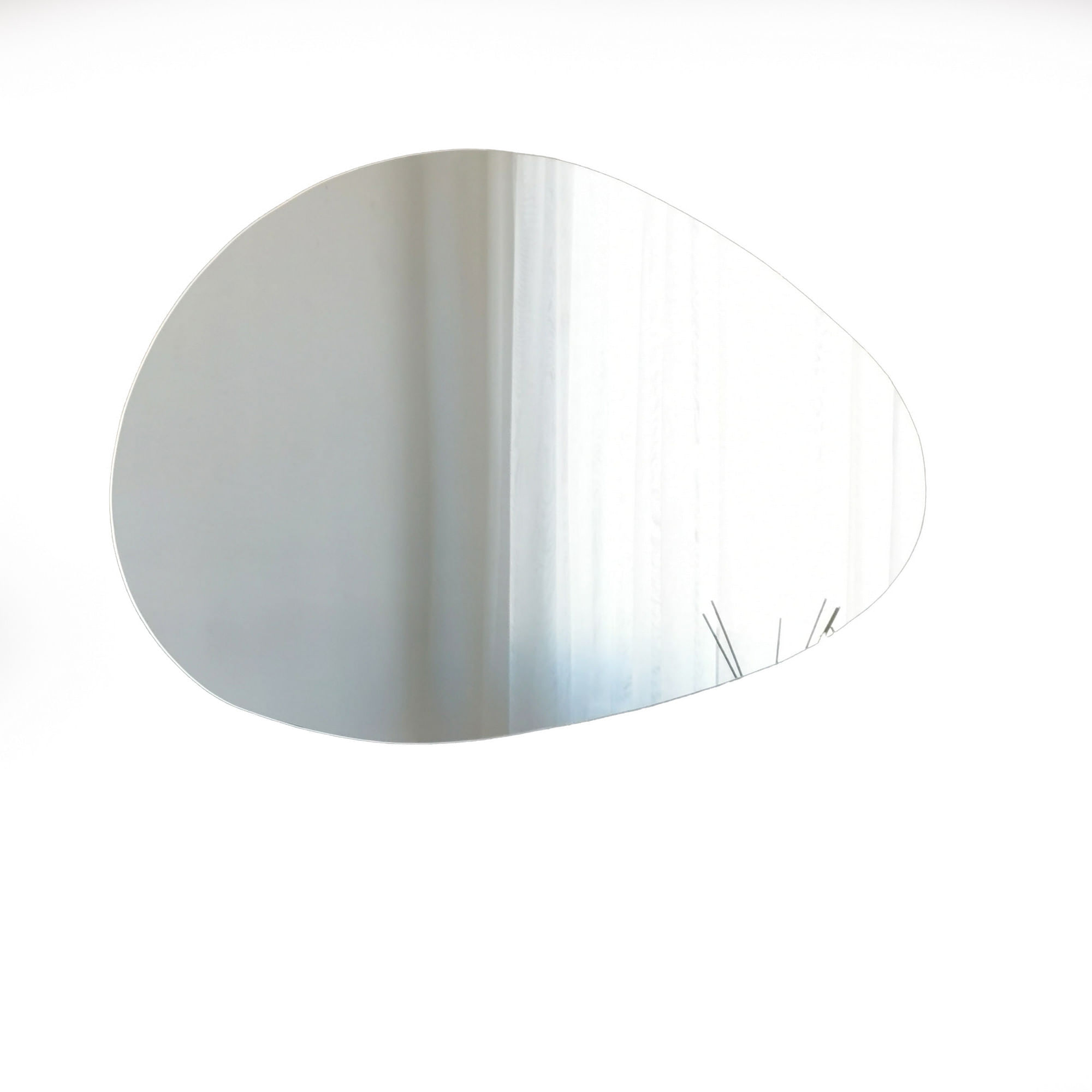 Oglinda, Hanah Home, mdf, alb, 90x60 cm — imaginea 2