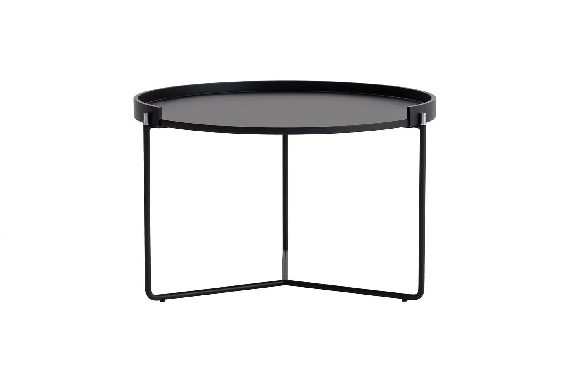 Set masute de cafea, Hanah Home, mdf, antracit, 80x80x51 cm, 60x60x41 cm — imaginea 12