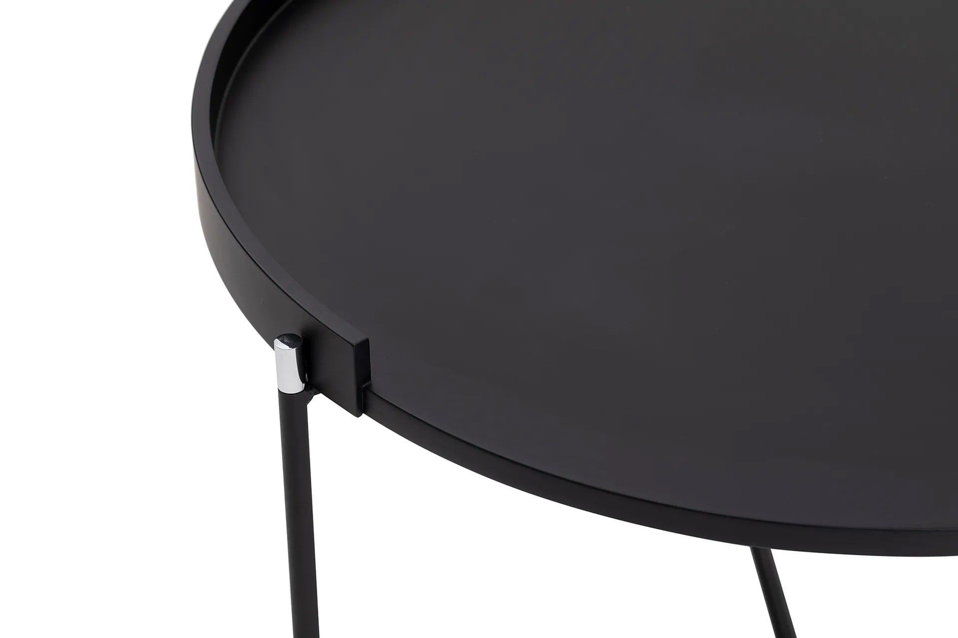 Set masute de cafea, Hanah Home, mdf, antracit, 80x80x51 cm, 60x60x41 cm — imaginea 15
