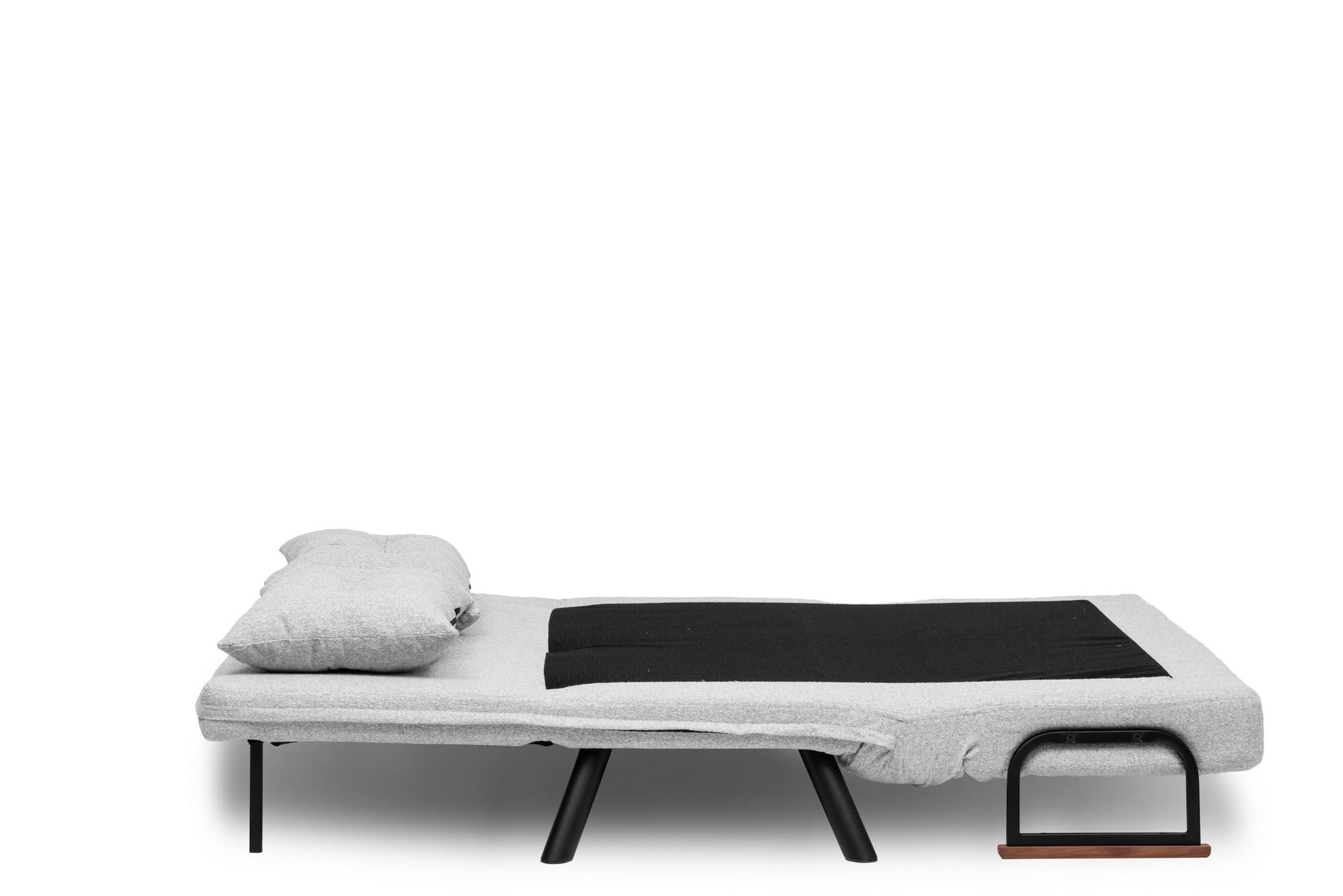 Canapea extensibila 2 locuri, Hanah Home, stofa teddy, gri — imaginea 13