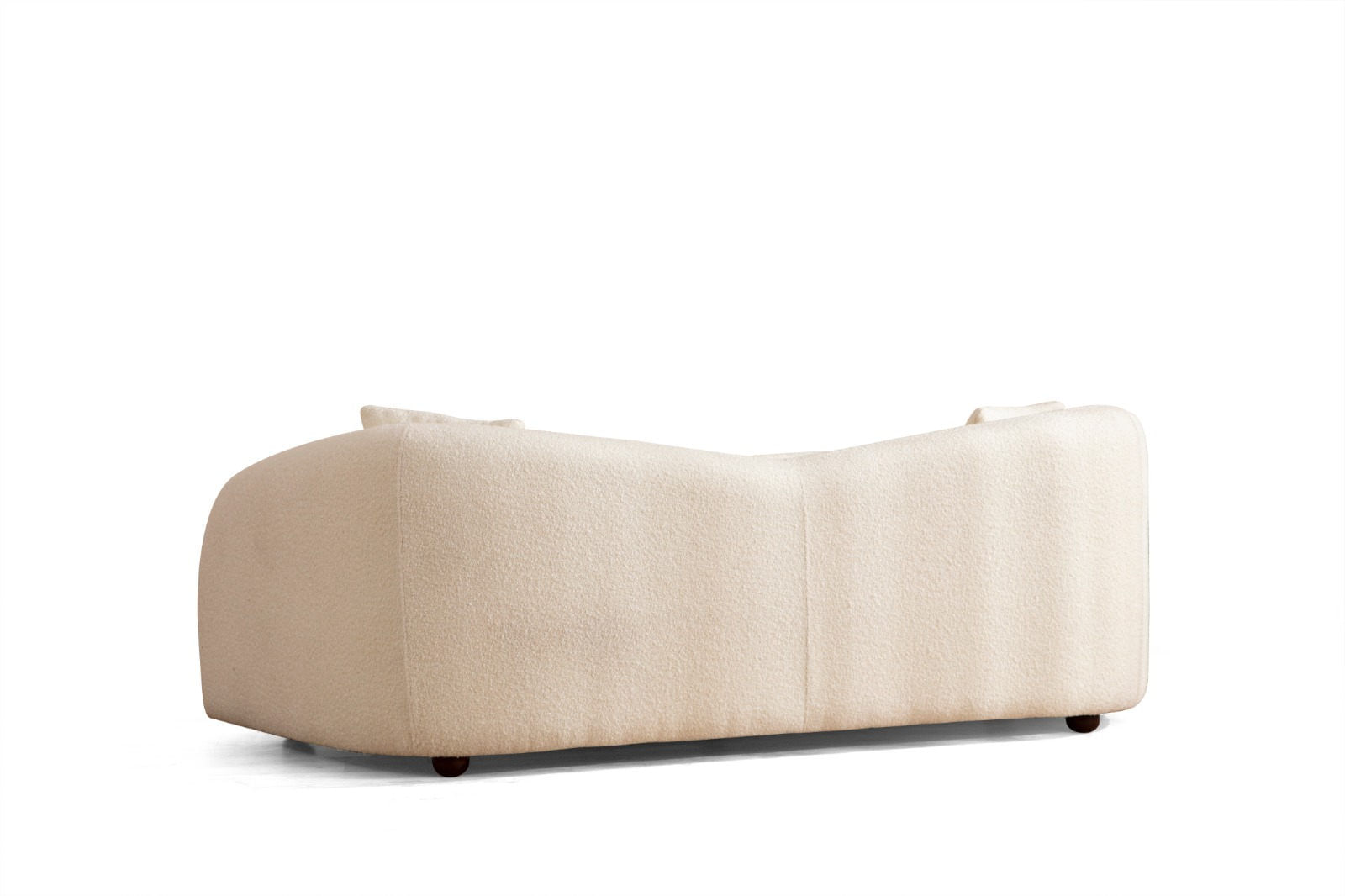 Canapea 3 locuri, Hanah Home, lemn fag si pal, crem, 236x91x76 cm — imaginea 3