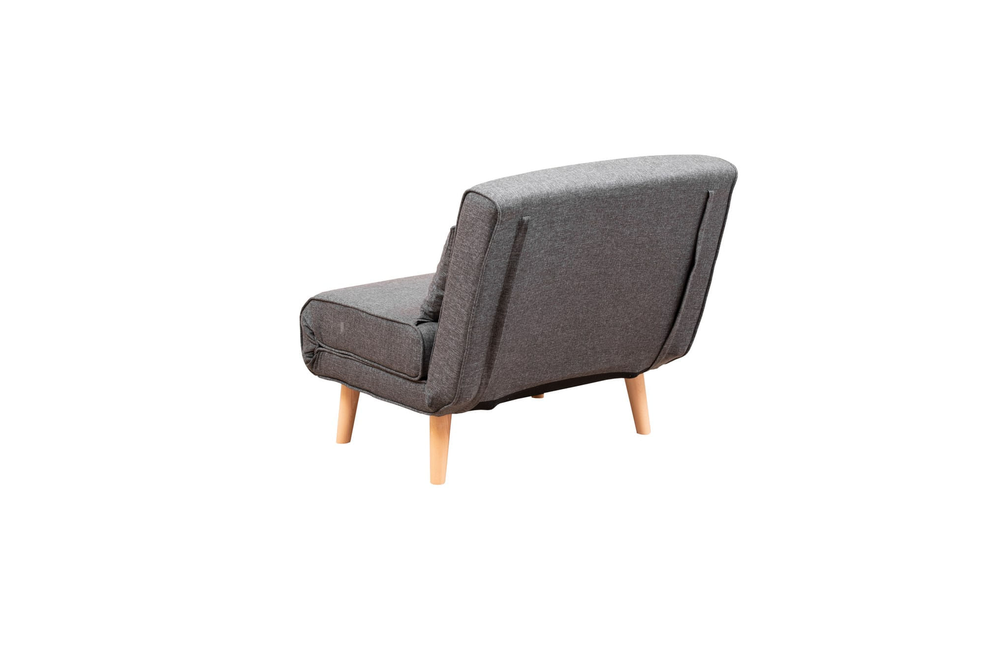 Canapea extensibila, Hanah Home, metal, gri inchis, 180x80 cm — imaginea 4