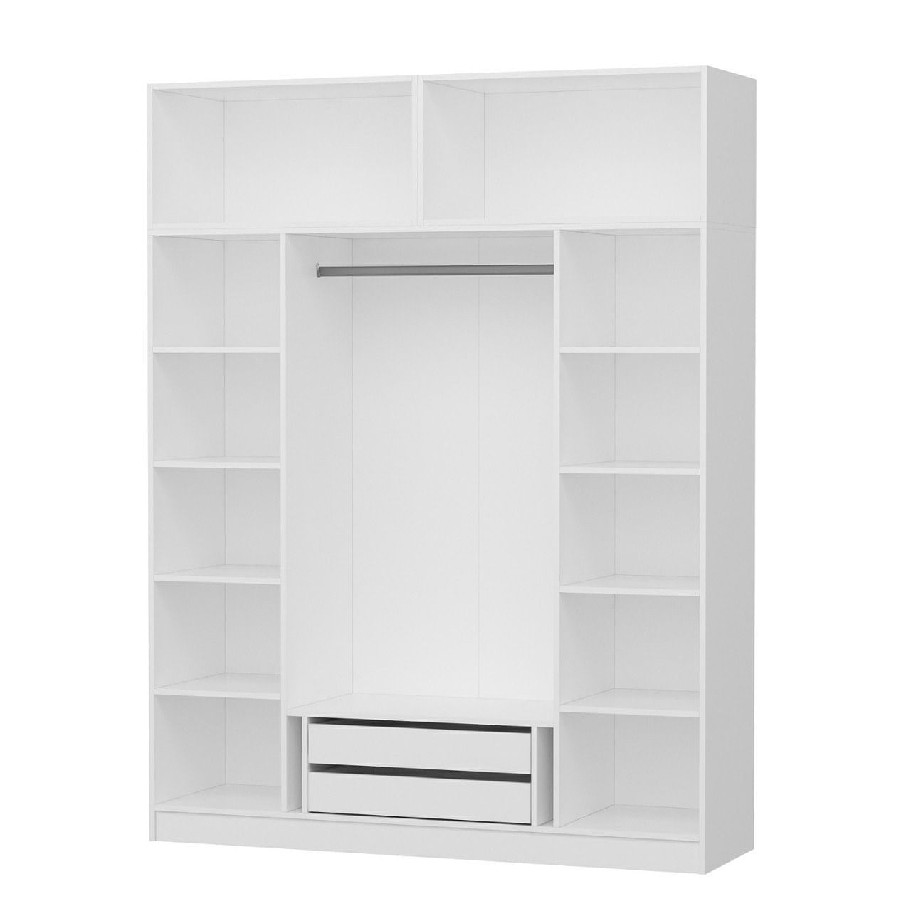 Sifonier, Hanah Home, pal melaminat, alb, 180x52x235 cm — imaginea 7