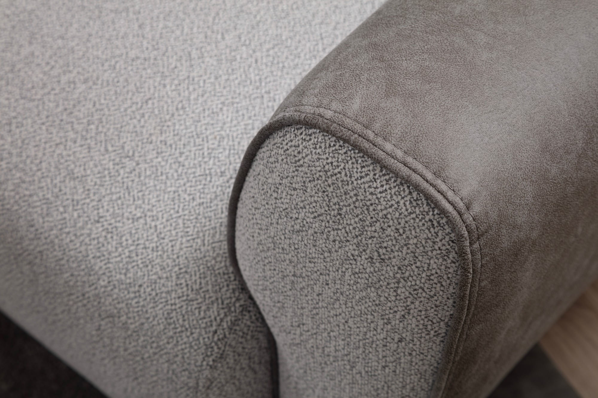 Fotoliu, Atelier Del Sofa, lemn fag si pal, gri, 100x85x85 cm — imaginea 7