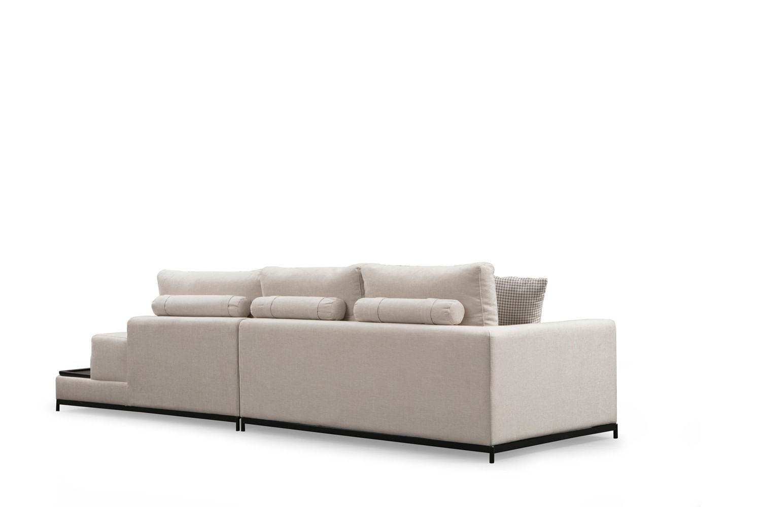 Canapea 4 locuri, Hanah Home, lemn fag si pal, bej, 320x102x84 cm — imaginea 9