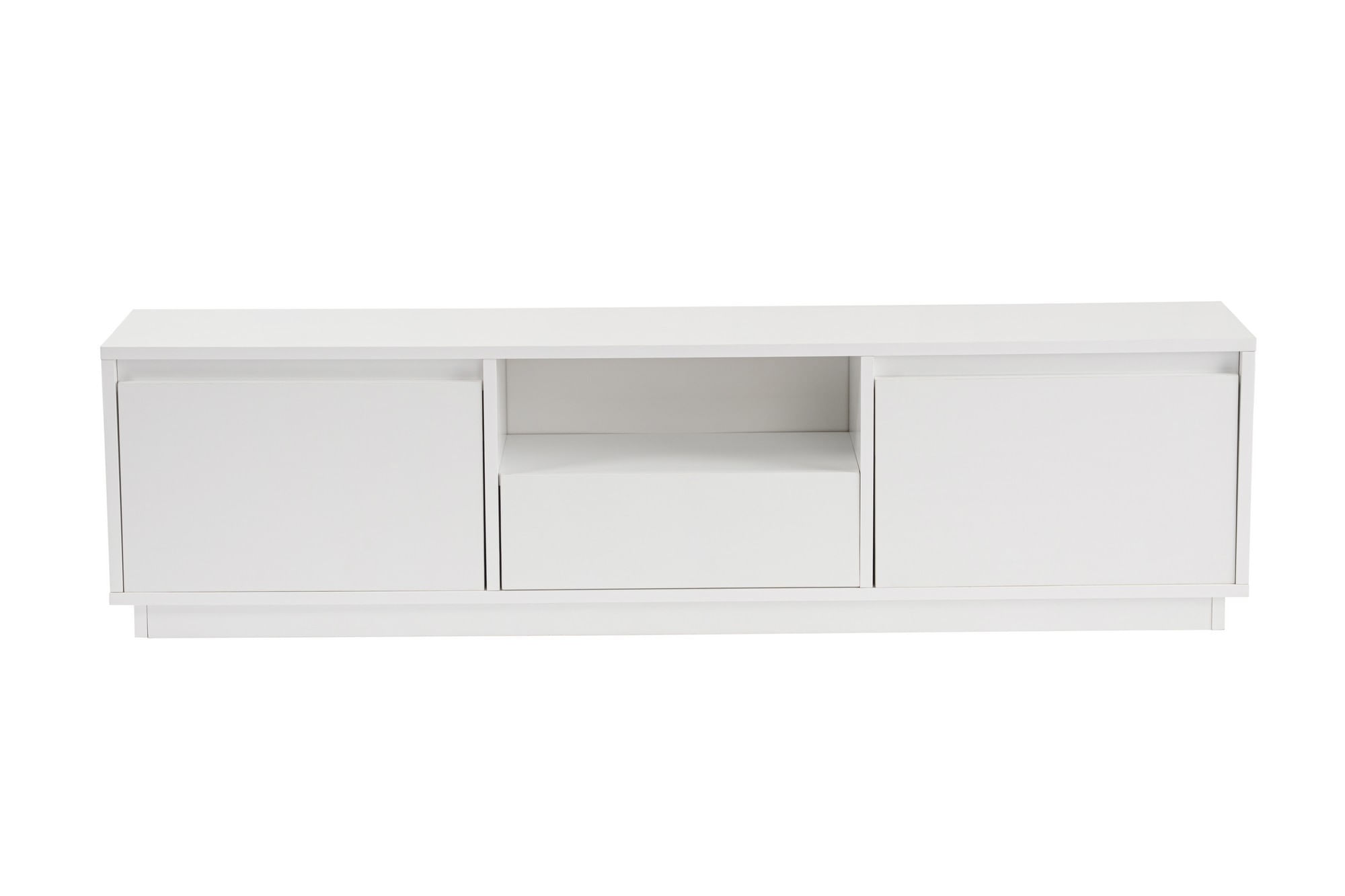 Comoda tv, Hanah Home, panou de particule melaminat, alb natural, 160x42x29.5 cm — imaginea 2