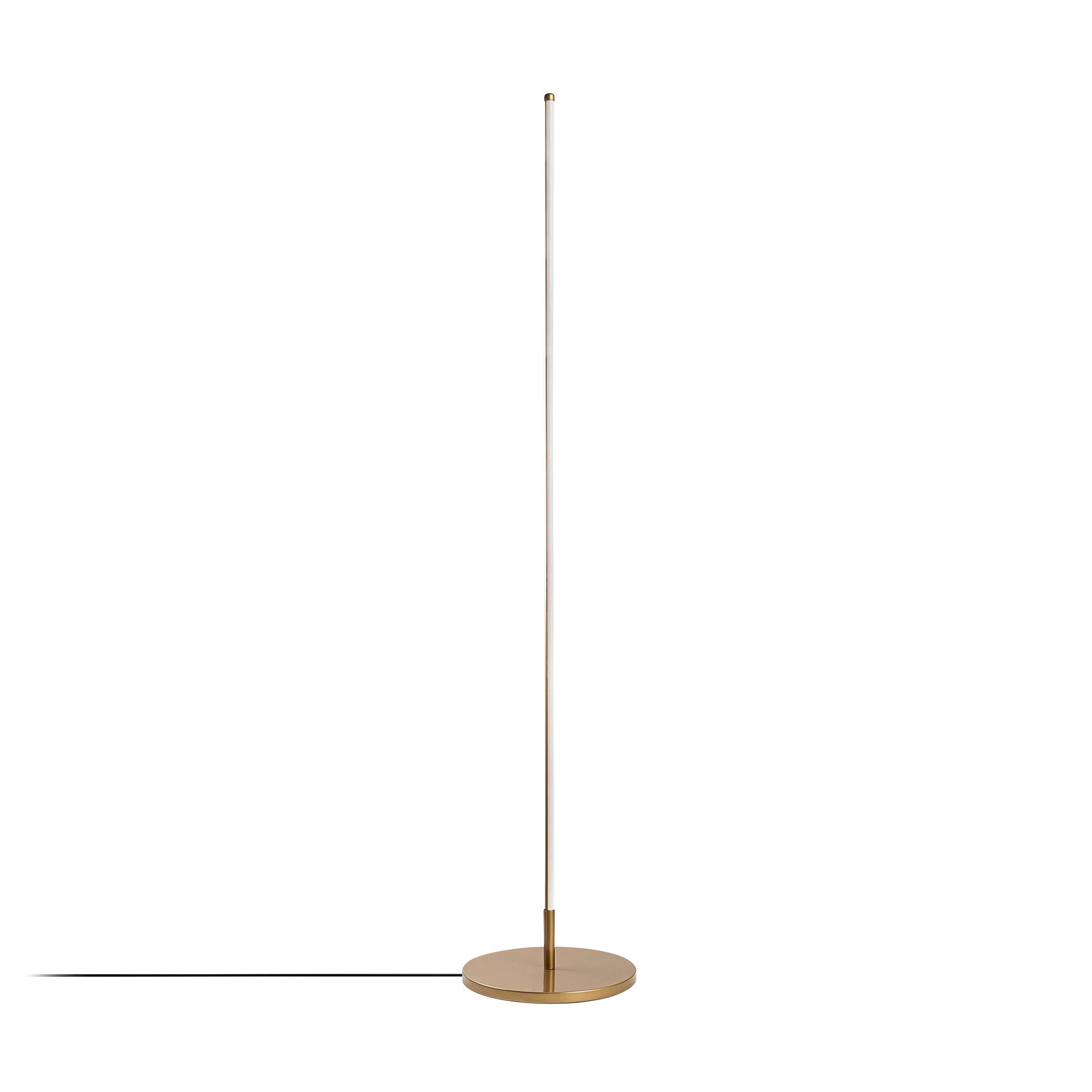Lampadar, Opviq, metal, auriu, 30x153 cm, led integrat