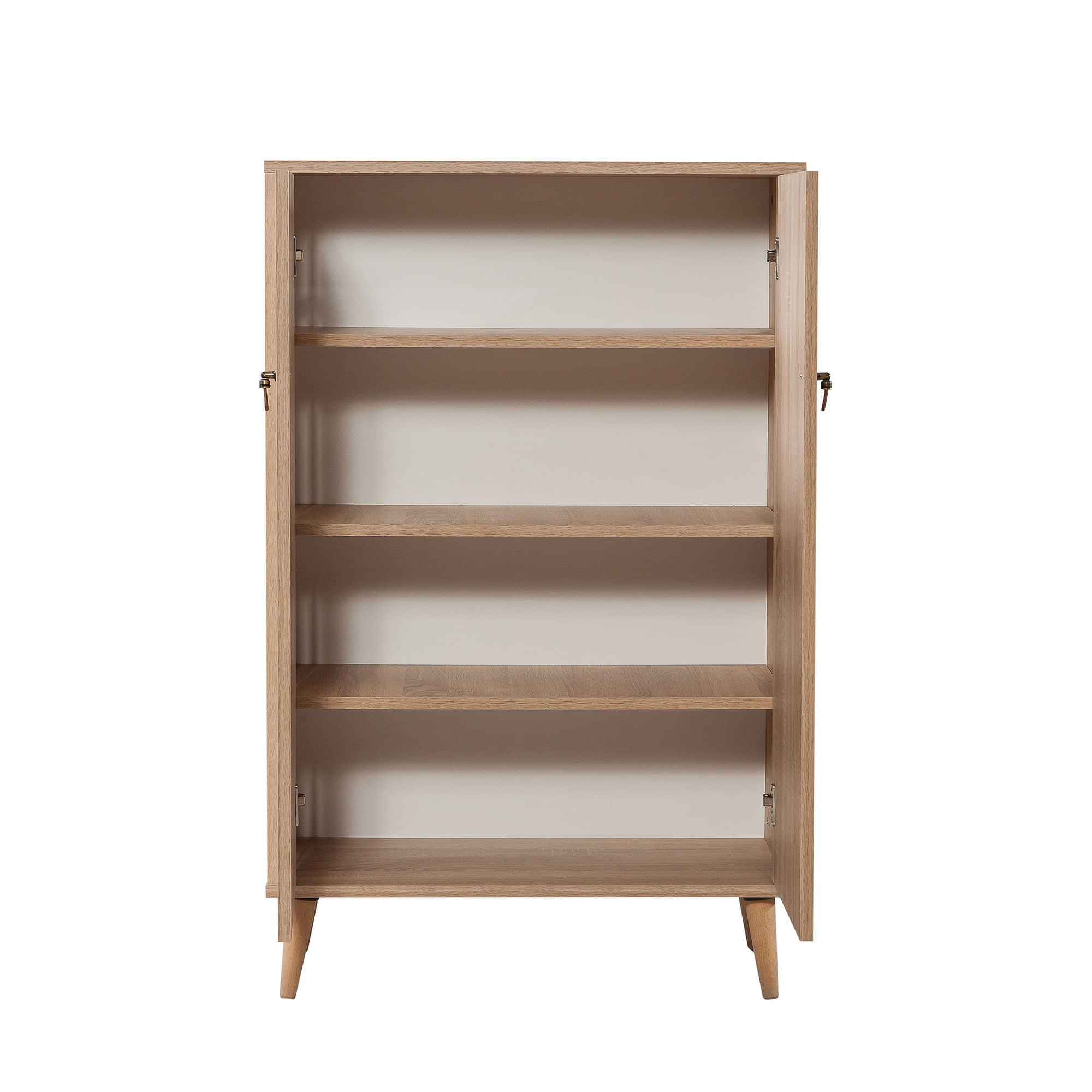 Dulap multifunctional, Hanah Home, pal melaminat, stejar sonoma, 80x36x127 cm, 869VEL3977 — imaginea 3