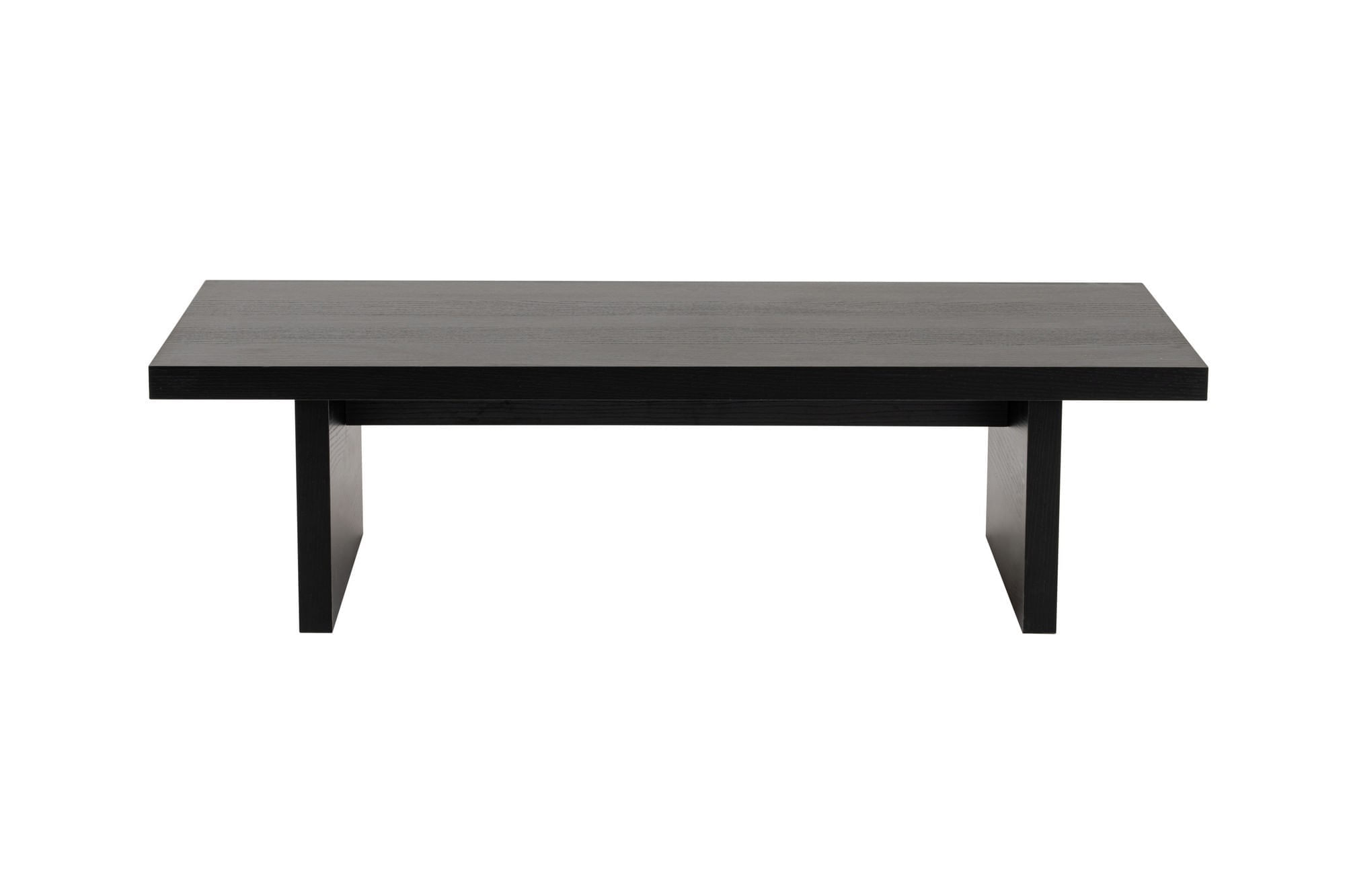 Masuta de cafea, Hanah Home, panou de particule melaminat, lemn negru, 110x45x41.5 cm — imaginea 5