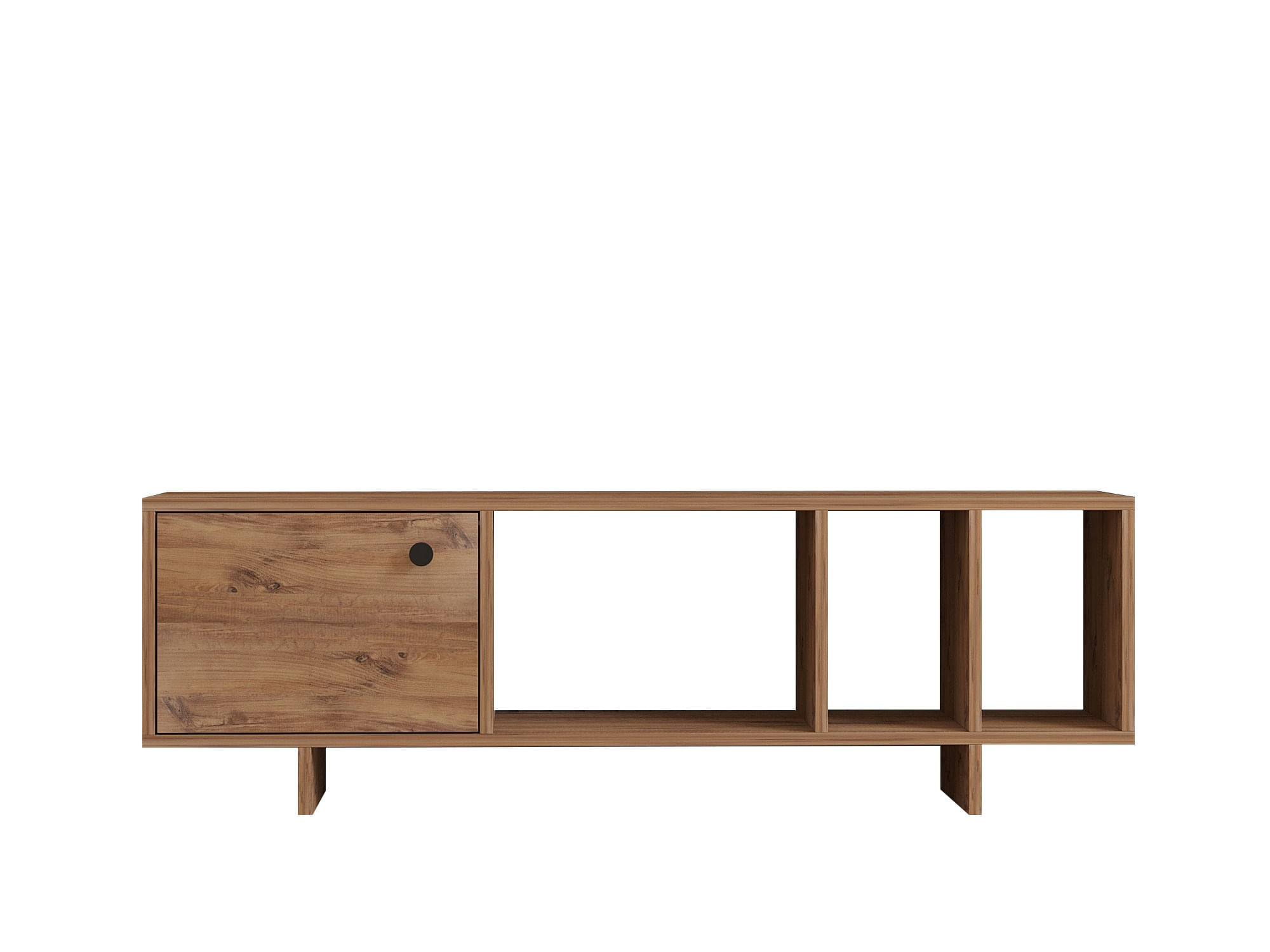 Comoda tv, Hanah Home, panou de particule cu melamina, pin atlantic, 140x45x29 cm — imaginea 2