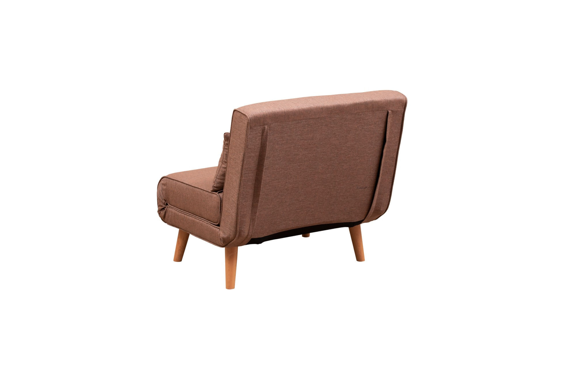 Canapea extensibila, Hanah Home, metal, maro, 180x80 cm — imaginea 4