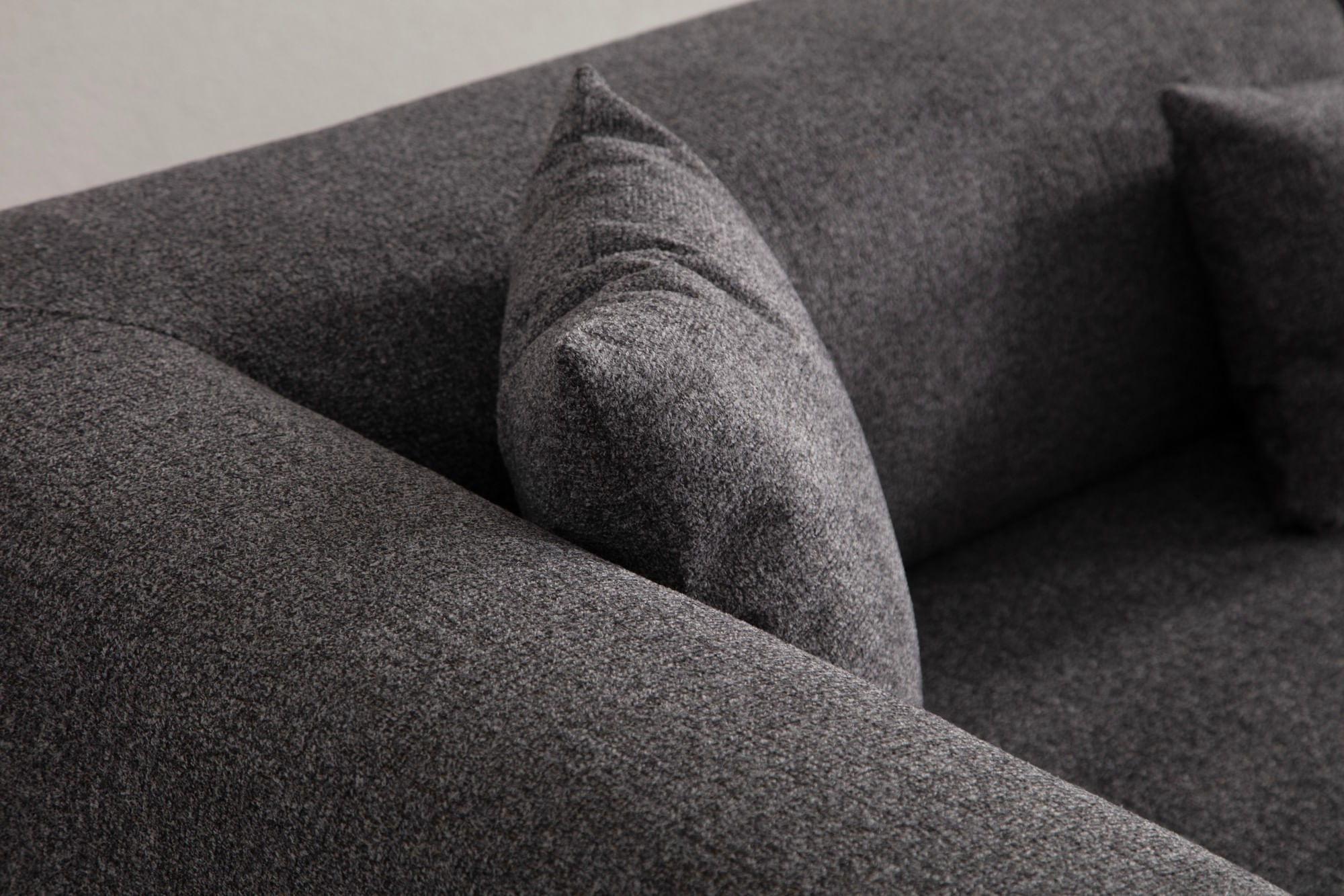 Canapea 3 locuri, Hanah Home, lemn fag si pal, antracit, 225x93x75 cm — imaginea 9