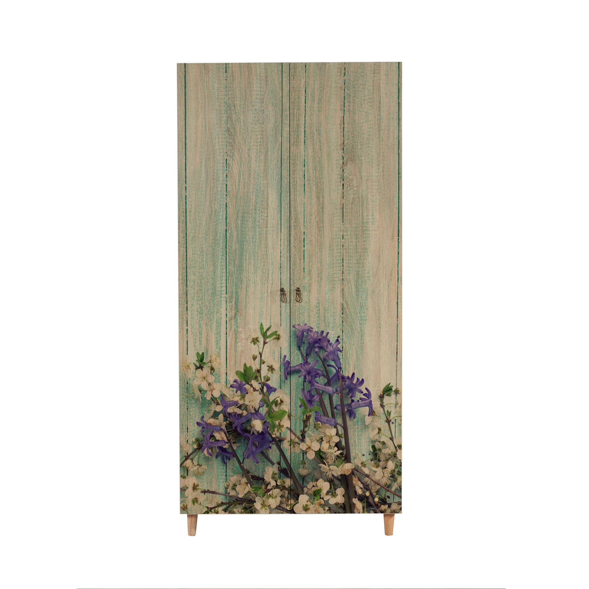 Sifonier, Hanah Home, pal melaminat, stejar sonoma, 90x52x192 cm, 863SPH4205 — imaginea 3