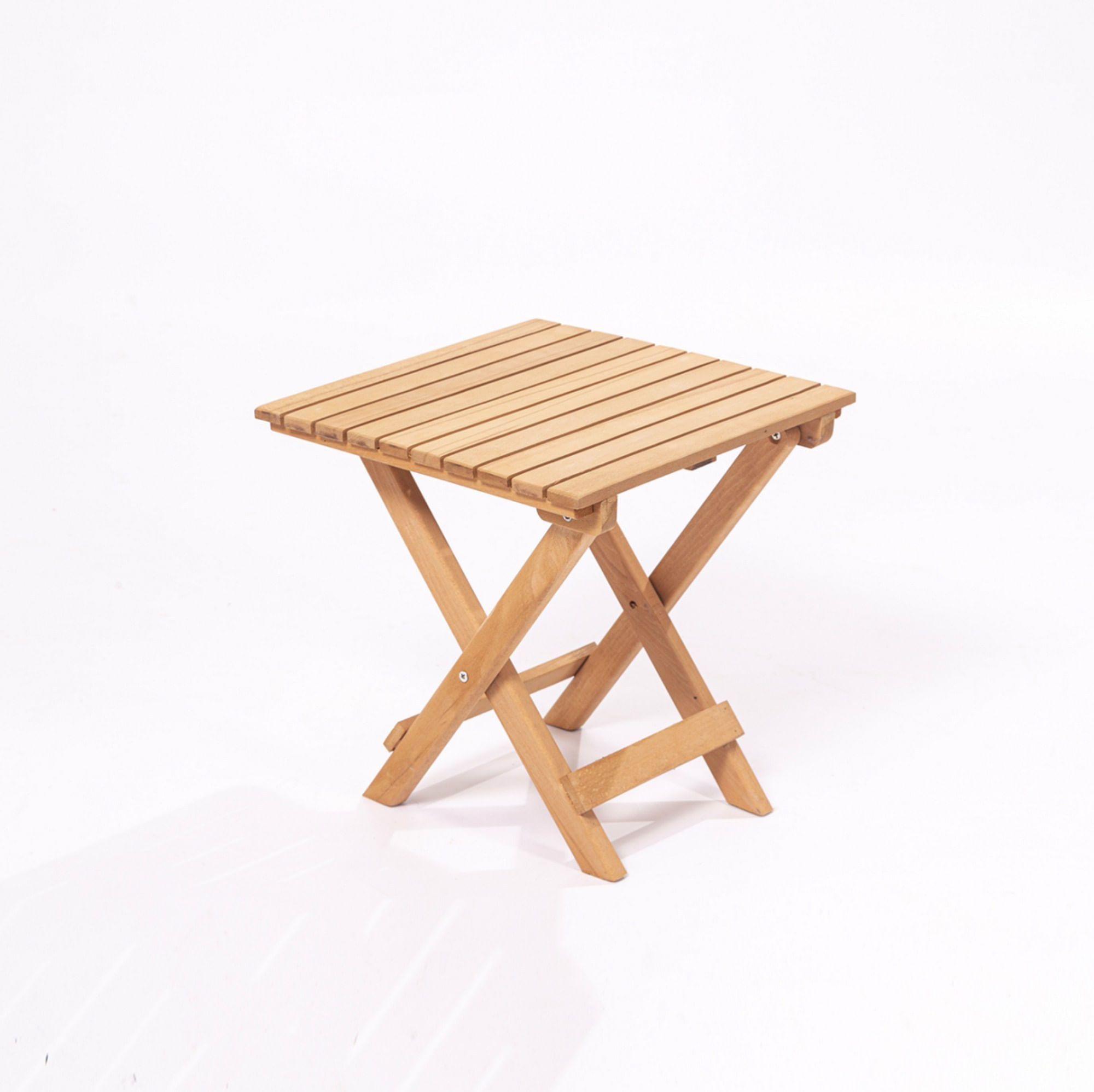 Set mobilier de gradina, Hanah Home, lemn de fag, maro crem, masa 40x40x40 cm, scaune 59x90x44 cm — imaginea 7