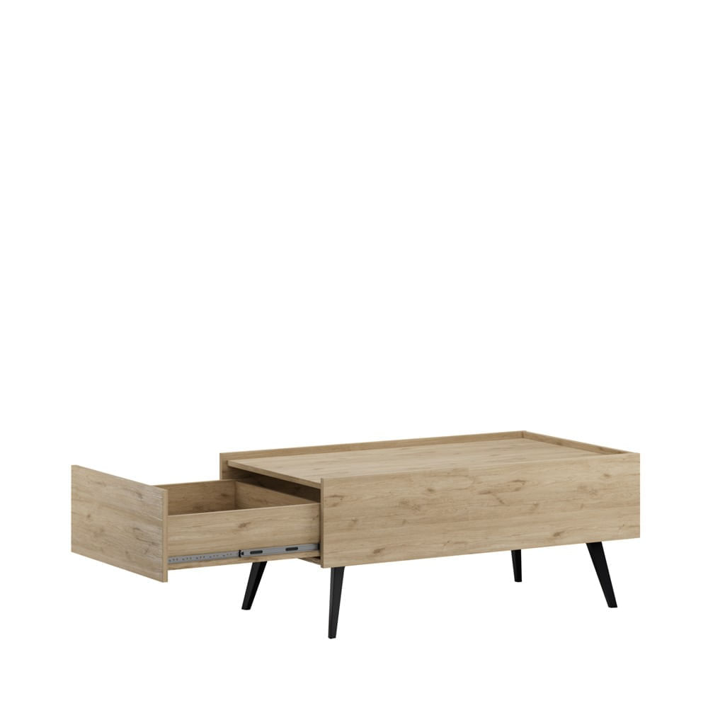 Masuta de cafea, Hanah Home, pal melaminat, stejar, 102x61x44 cm — imaginea 10