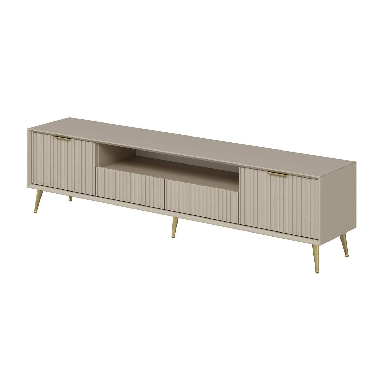 Comoda tv, Hanah Home, pal melaminat, gresie, 180x45x35 cm — imaginea 8