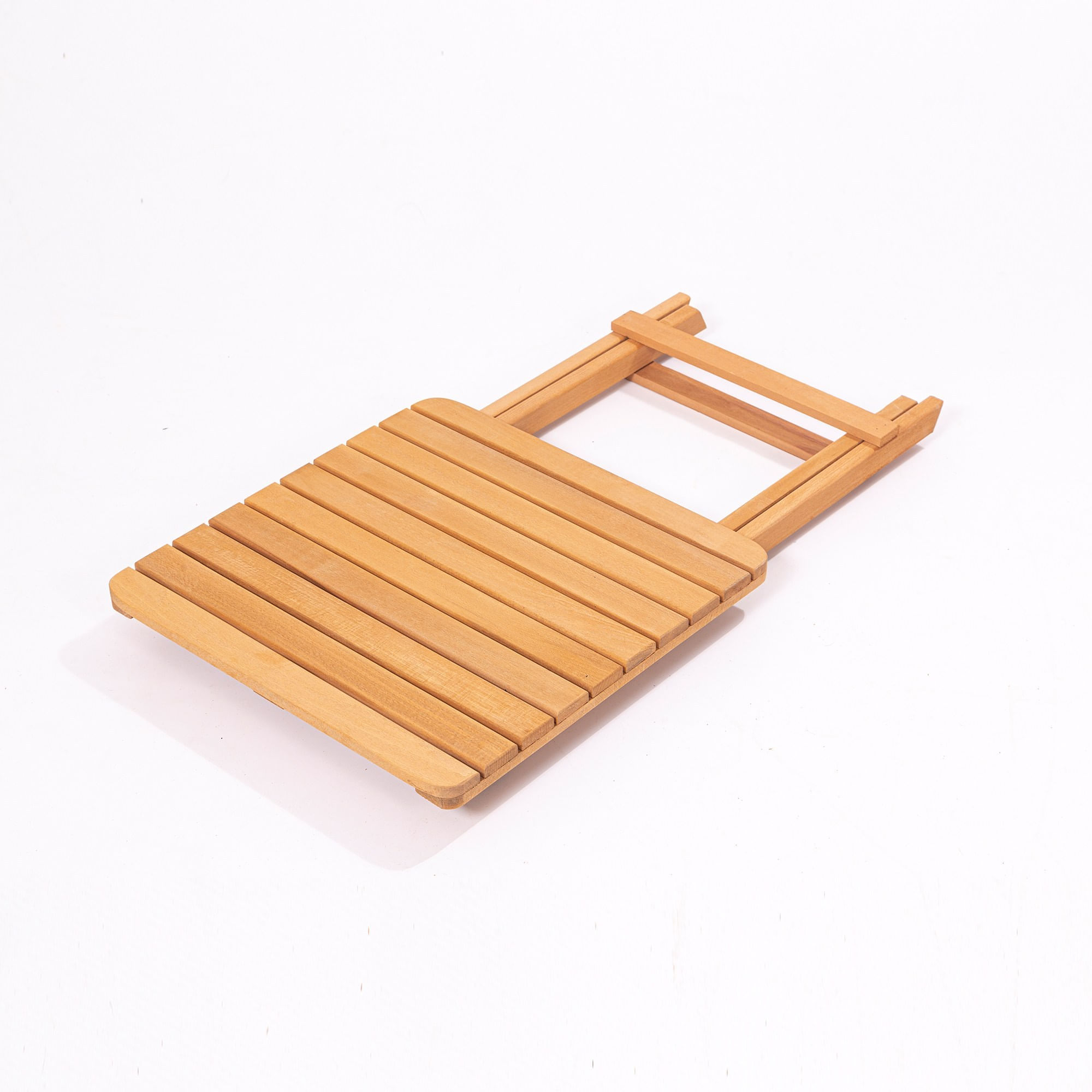 Set masa si scaune gradina, Hanah Home, lemn fag, natural crem, masa 50x50x72 cm, scaun 40x30x81 cm — imaginea 7